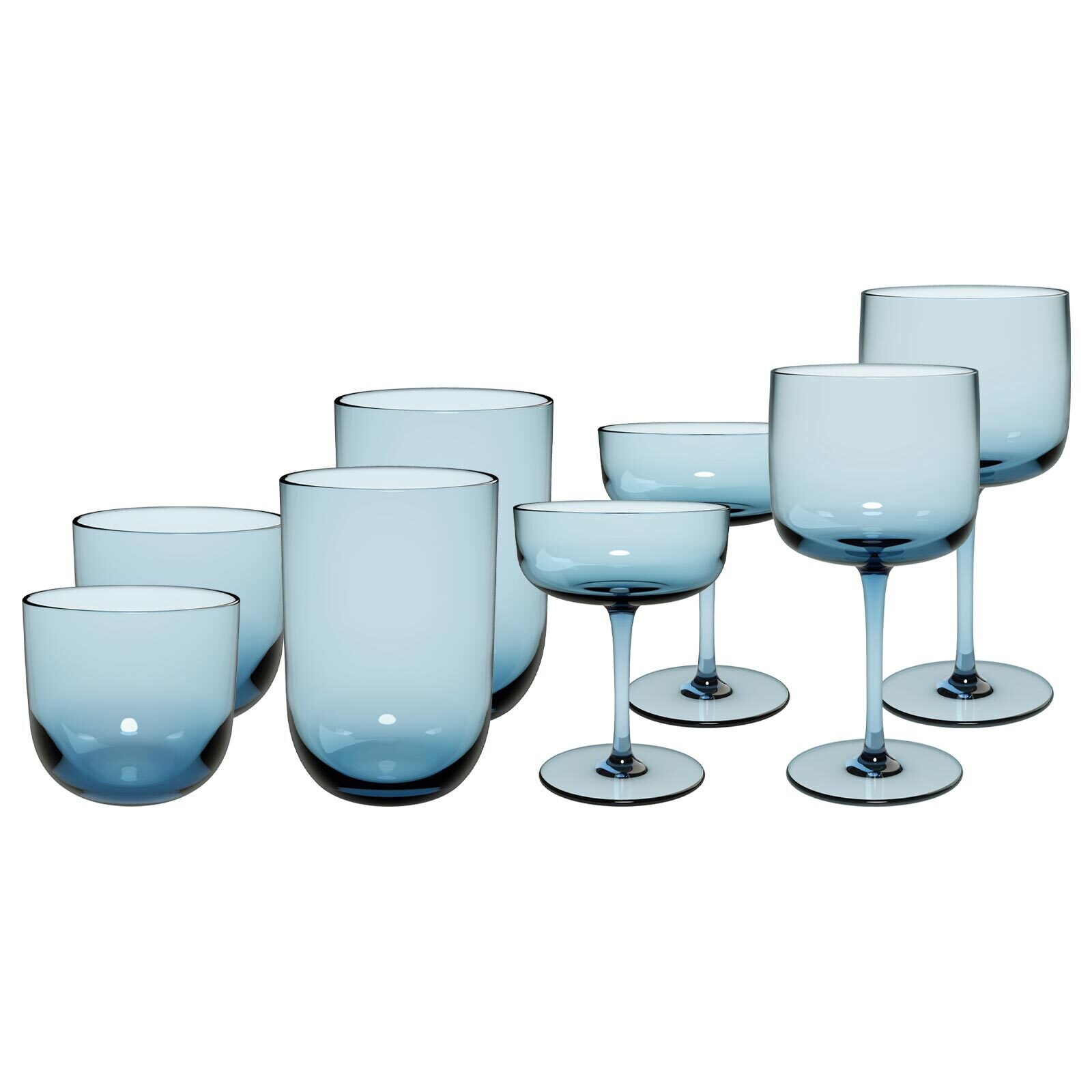like. by Villeroy & Boch Komplett-Gläser-Set Like Glass 8-tlg.