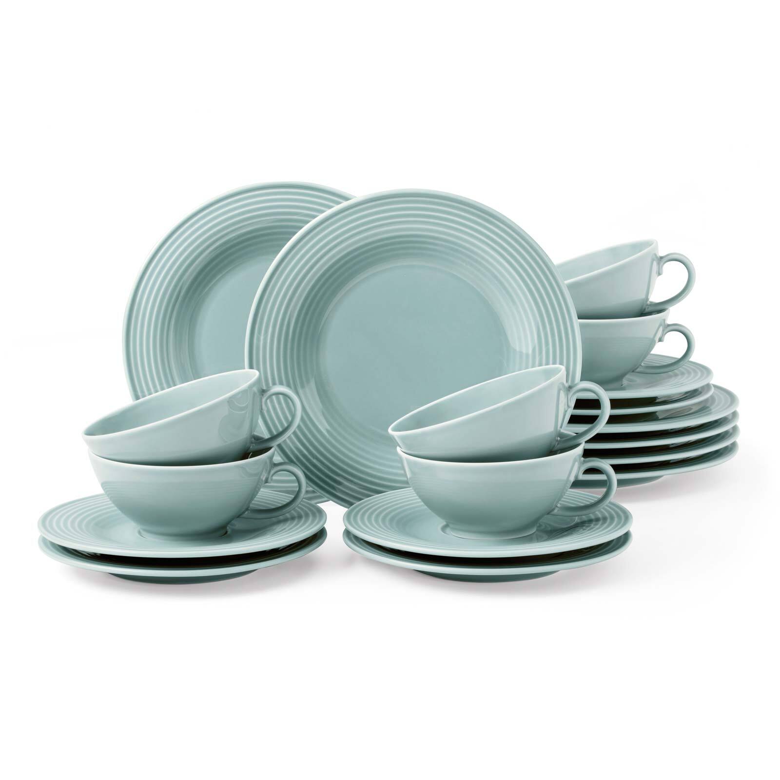 Seltmann Weiden Teeservice Beat Color Glaze 18er Set - Bild 1