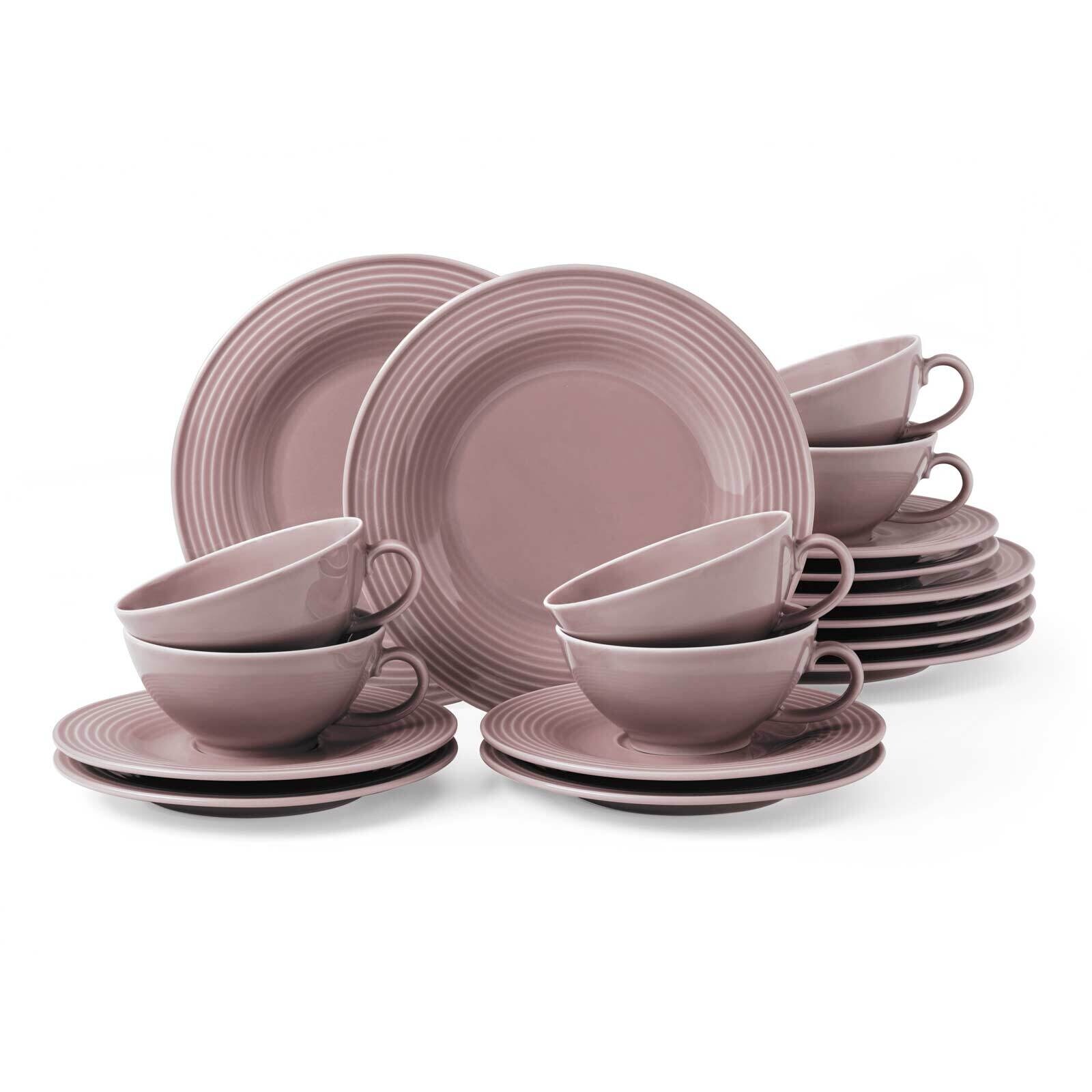 Seltmann Weiden Teeservice Beat Color Glaze 18-tlg.