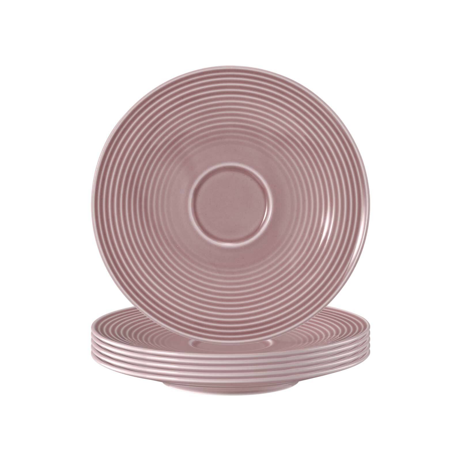 Seltmann Weiden Untertassen Beat Color Glaze &oslash; 16,7 cm 6er Set - Bild 1