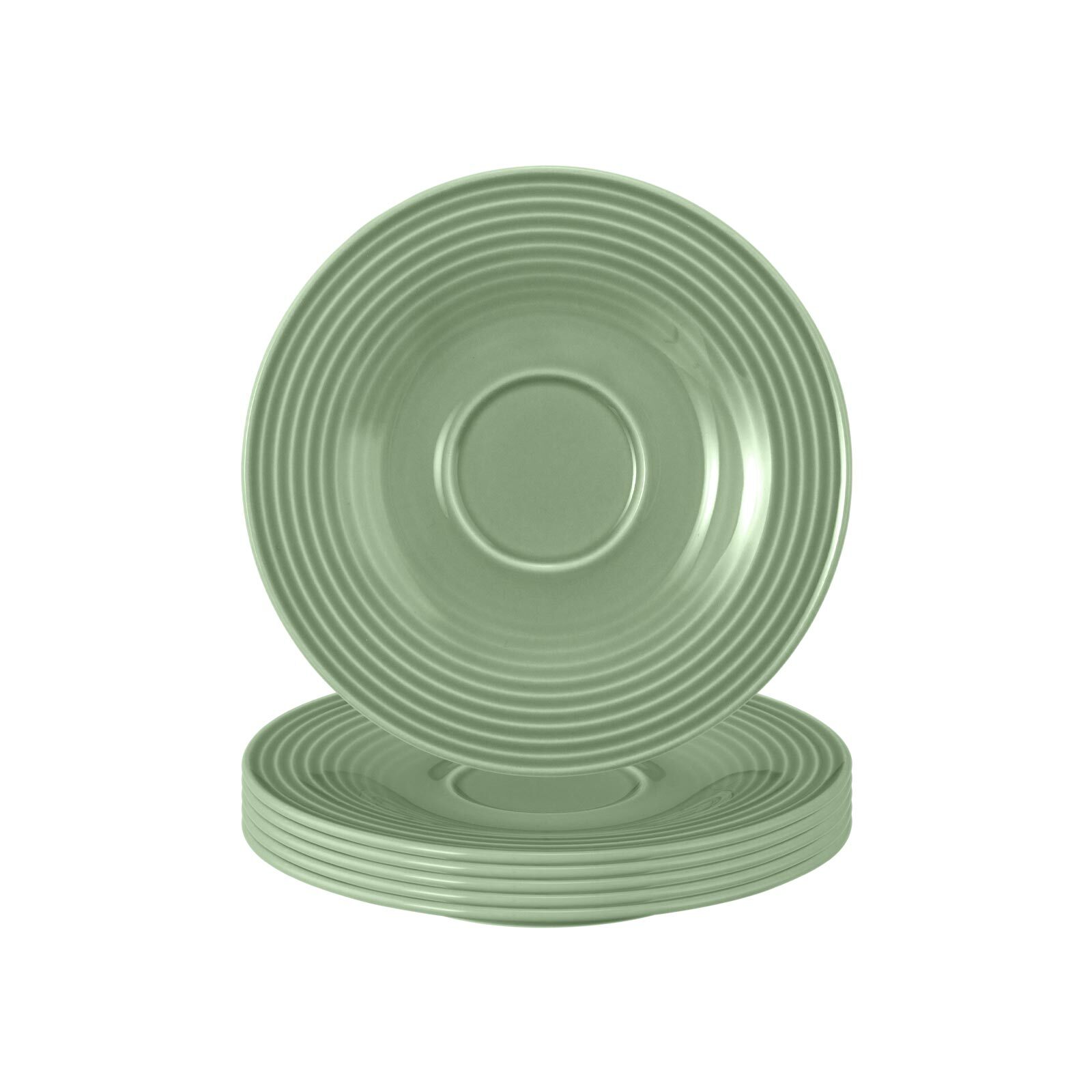 Seltmann Weiden Untertassen Beat Color Glaze &oslash; 13,7 cm 6er Set - Bild 1