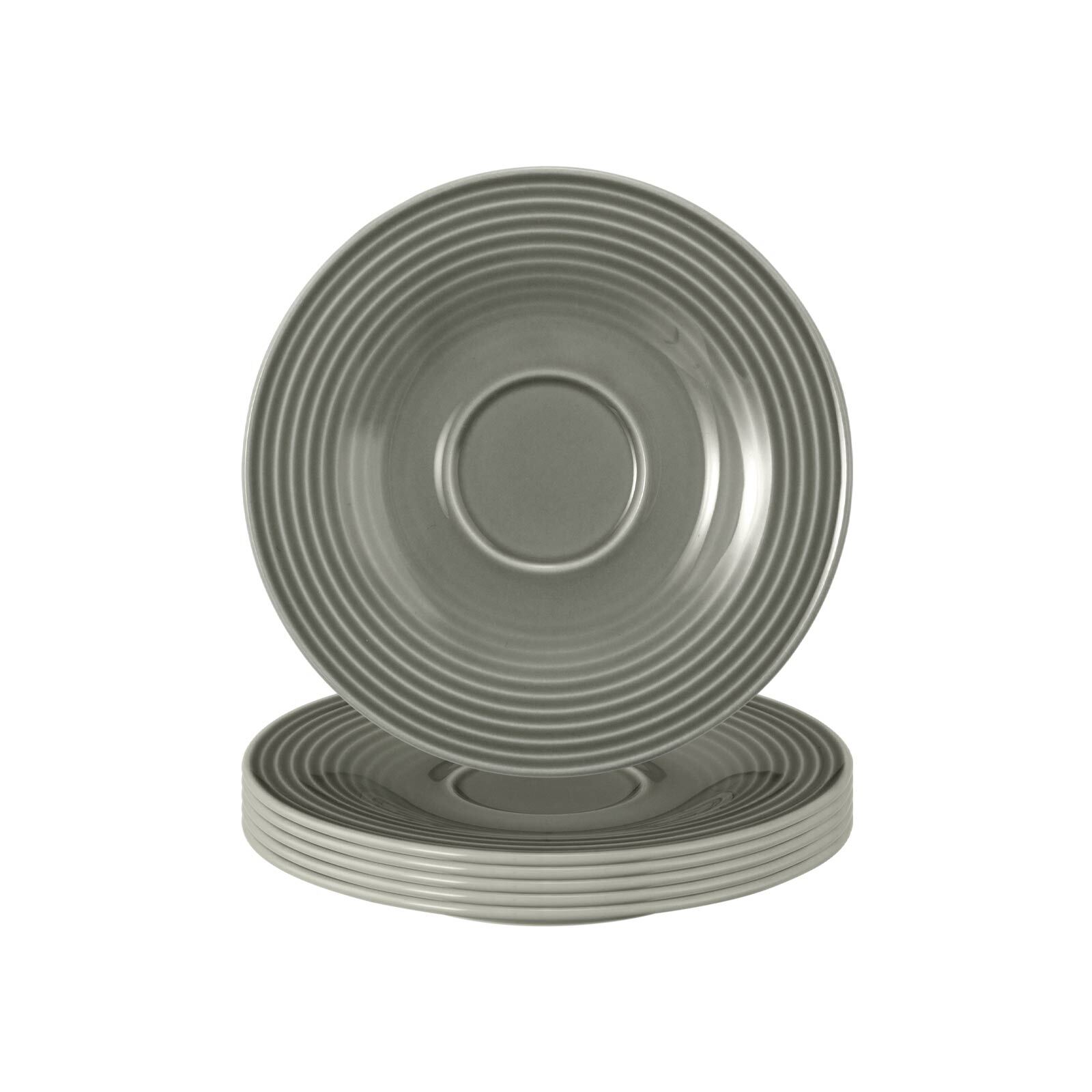 Seltmann Weiden Untertassen Beat Color Glaze &oslash; 13,7 cm 6er Set - Bild 1