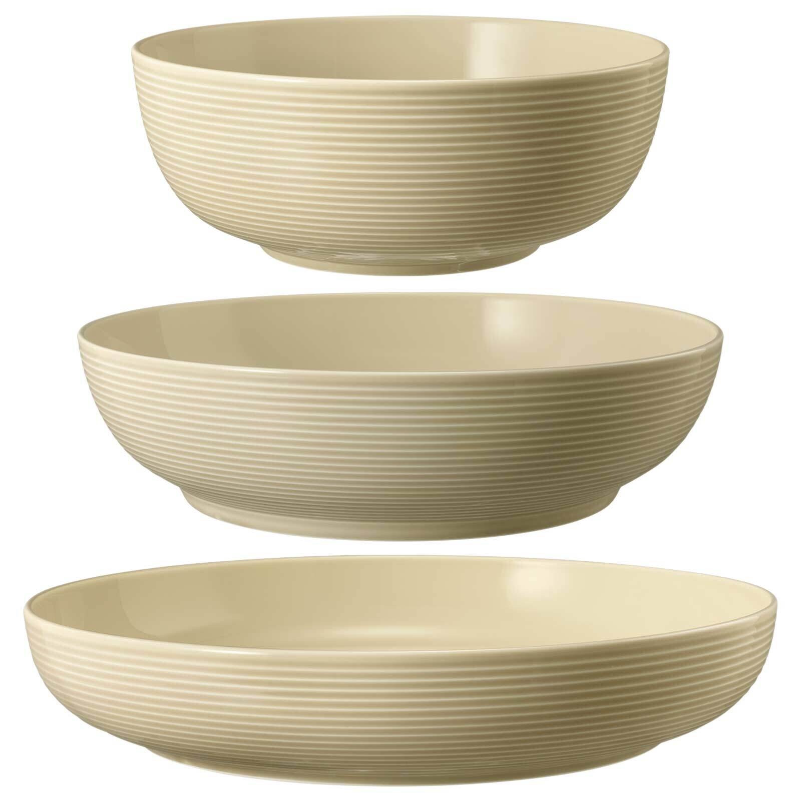 Seltmann Weiden Foodbowl Beat Color Glaze 20/25/28 cm 3-tlg.