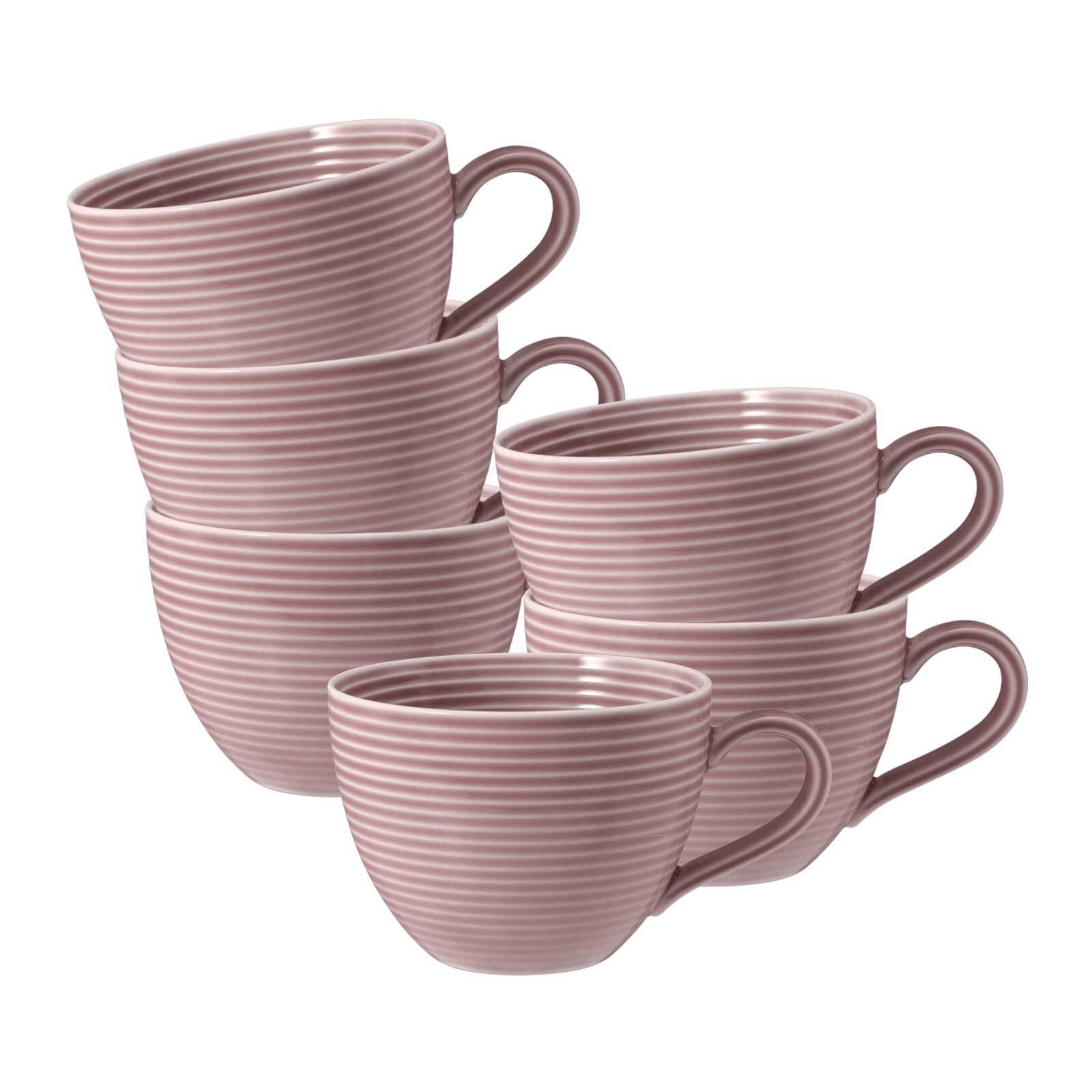 Seltmann Weiden Kaffeetassen Beat Color Glaze 0,26 l 6er Set
