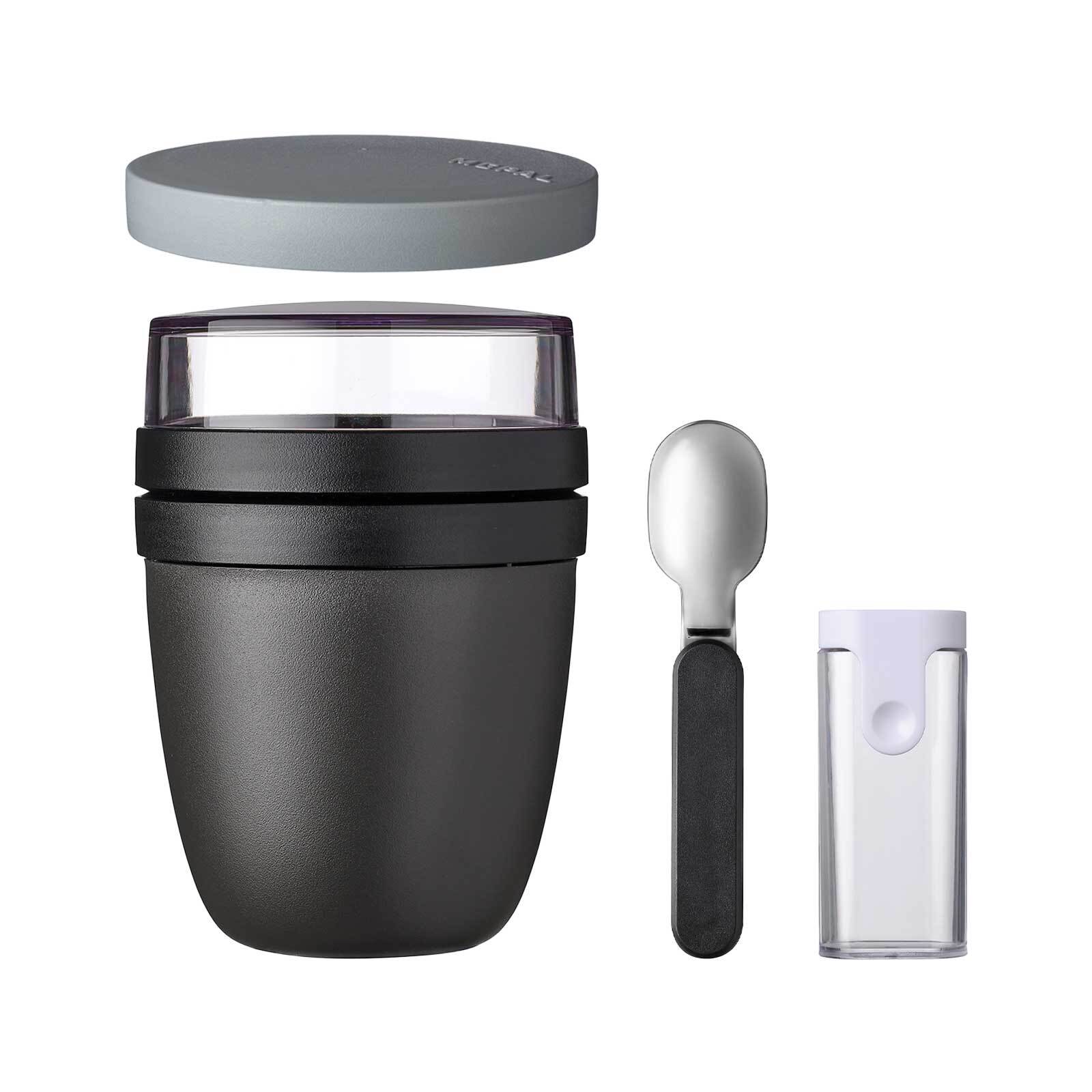 Mepal Lunchpot mit Snack-Deckel und Klappl&ouml;ffel Ellipse 500 (+ 200 ml) - Bild 1
