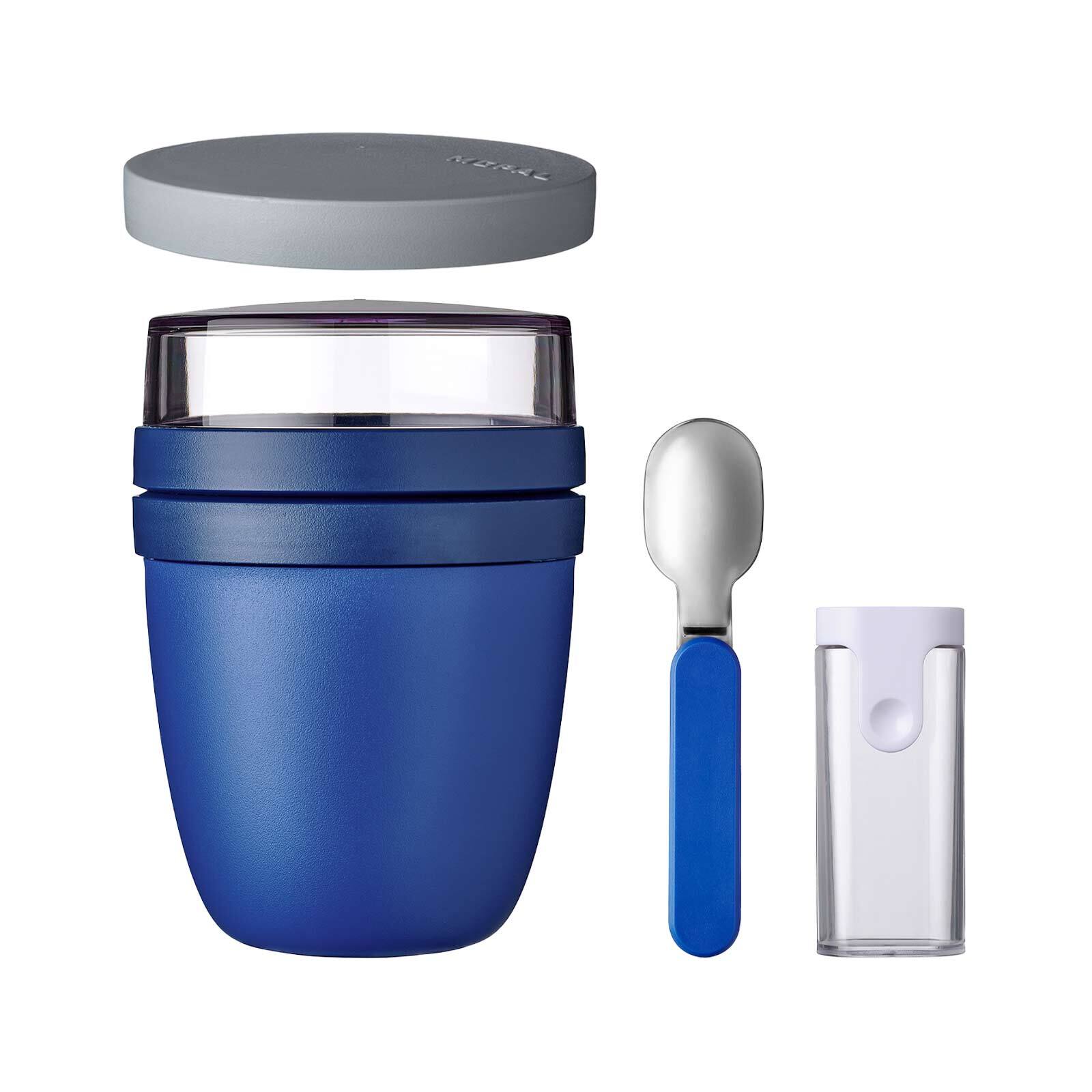 Mepal Lunchpot mit Snack-Deckel und Klappl&ouml;ffel Ellipse 500 (+ 200 ml) - Bild 1