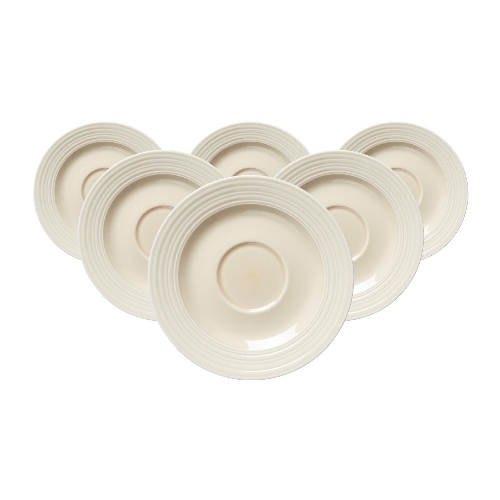 Ritzenhoff & Breker Kaffeeuntertassen Levi &oslash; 15,5 cm 6er Set - Bild 1