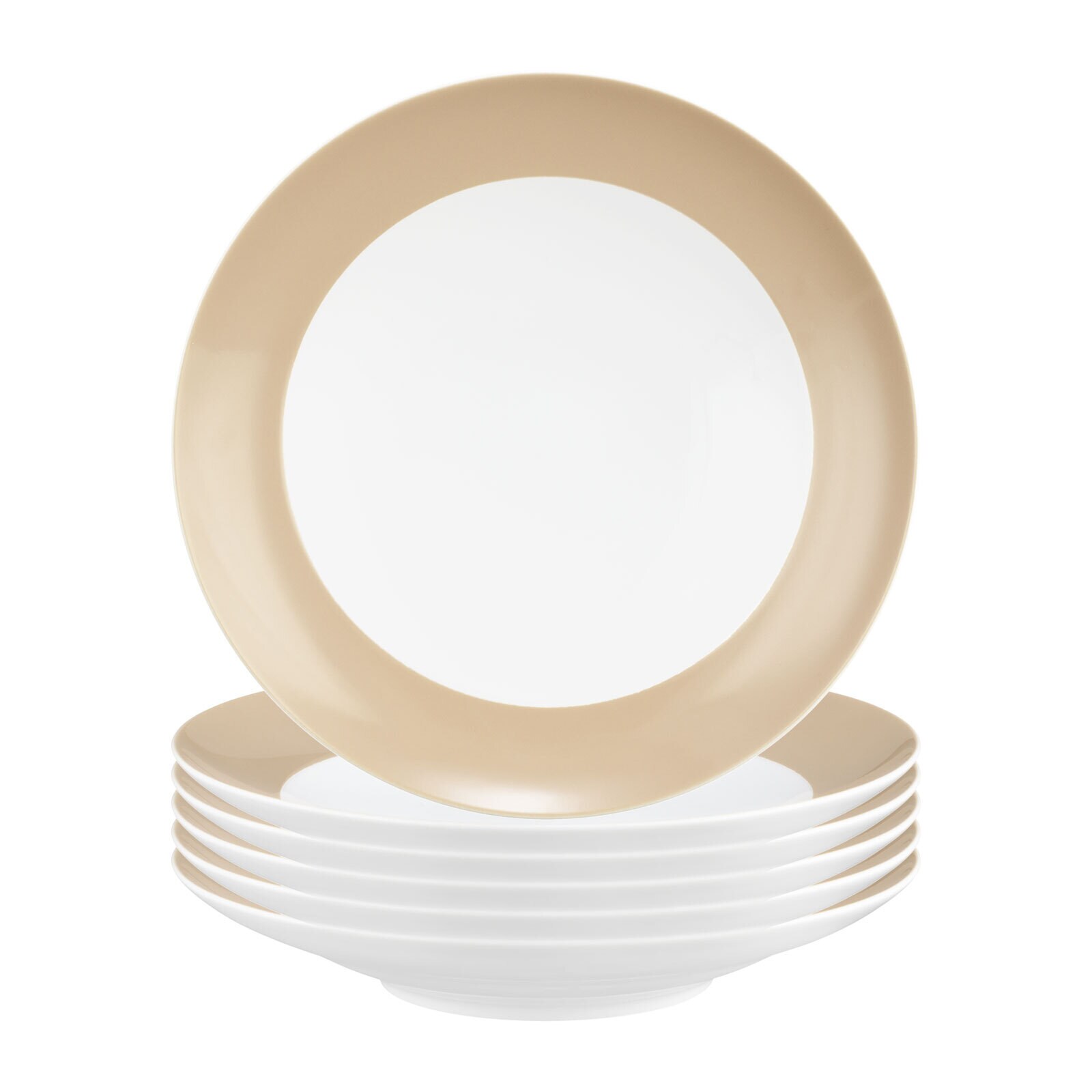 Seltmann Weiden Suppenteller Liberty Pure Colors ø 23,5 cm 6er Set