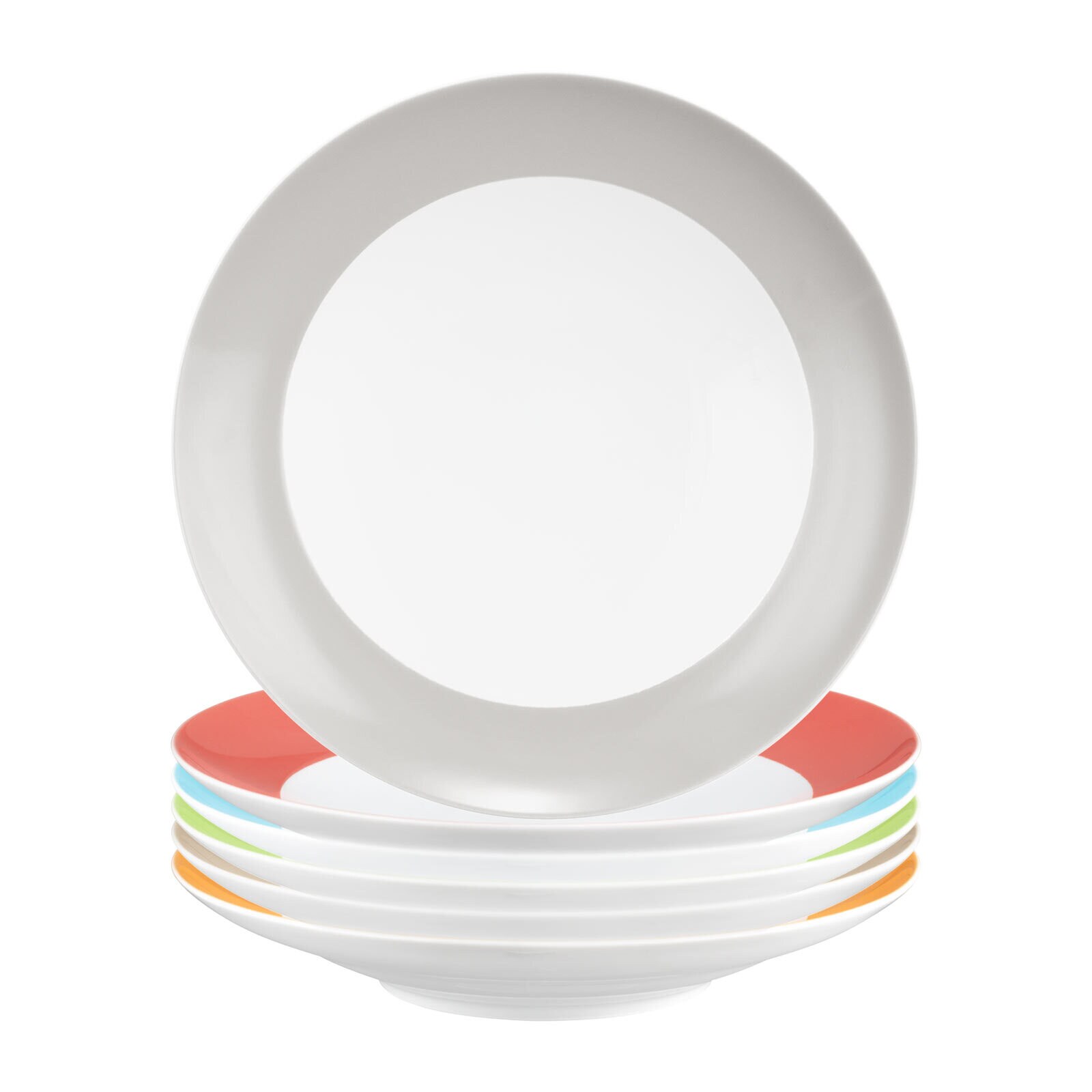 Seltmann Weiden Suppenteller Liberty Pure Colors ø 23,5 cm 6er Set