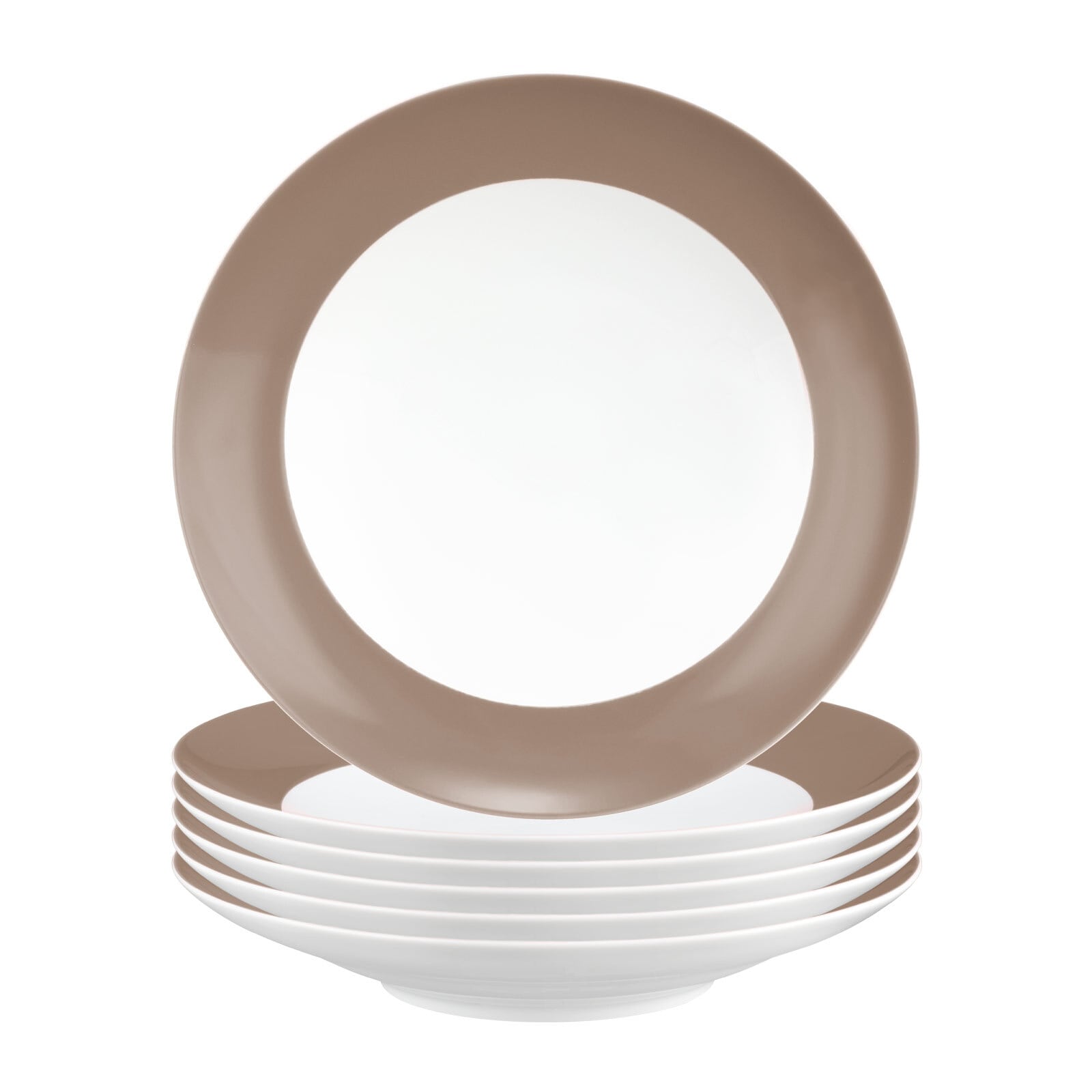 Seltmann Weiden Suppenteller Liberty Pure Colors &oslash; 23,5 cm 6er Set - Bild 1