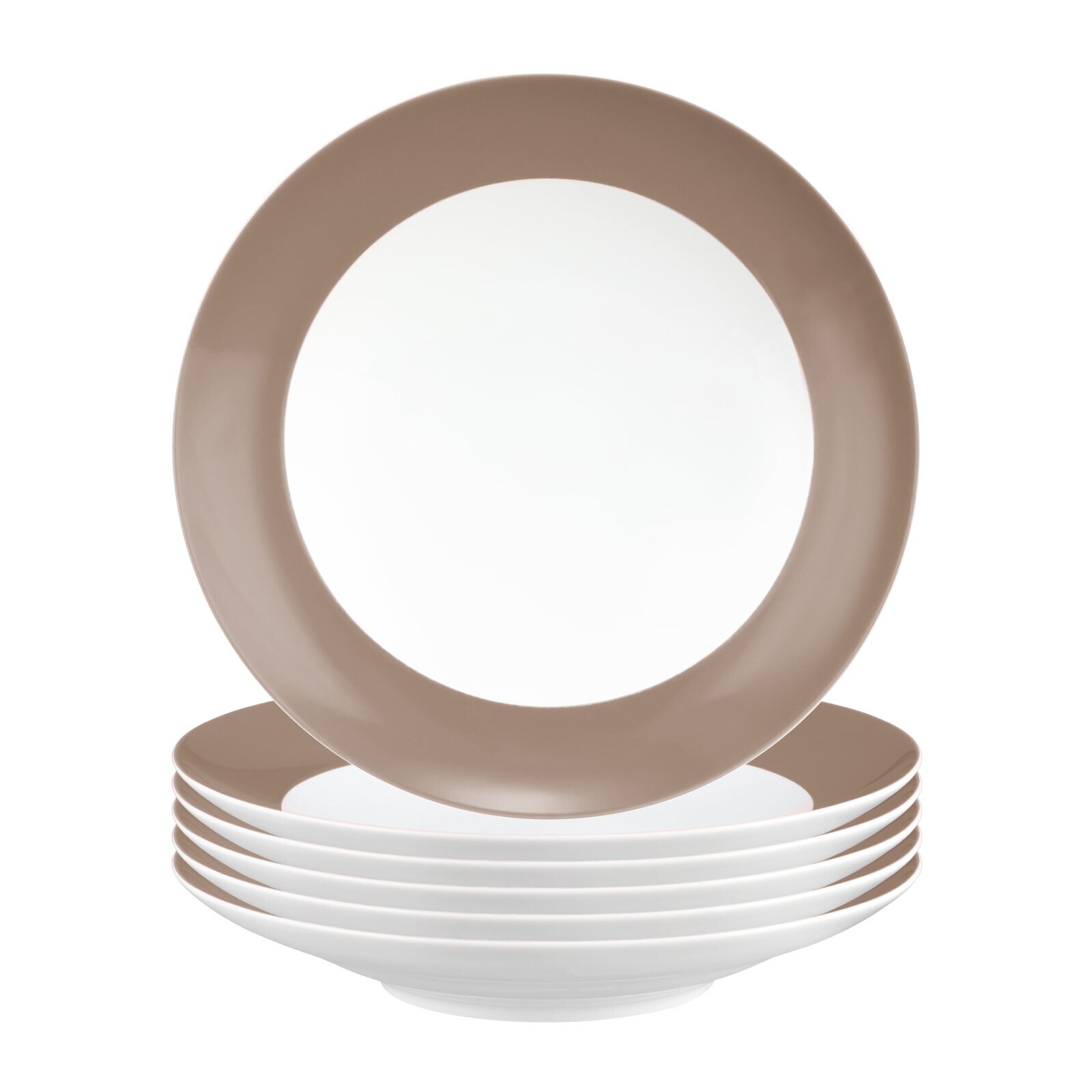 Seltmann Weiden Suppenteller Liberty Pure Colors ø 23,5 cm 6er Set