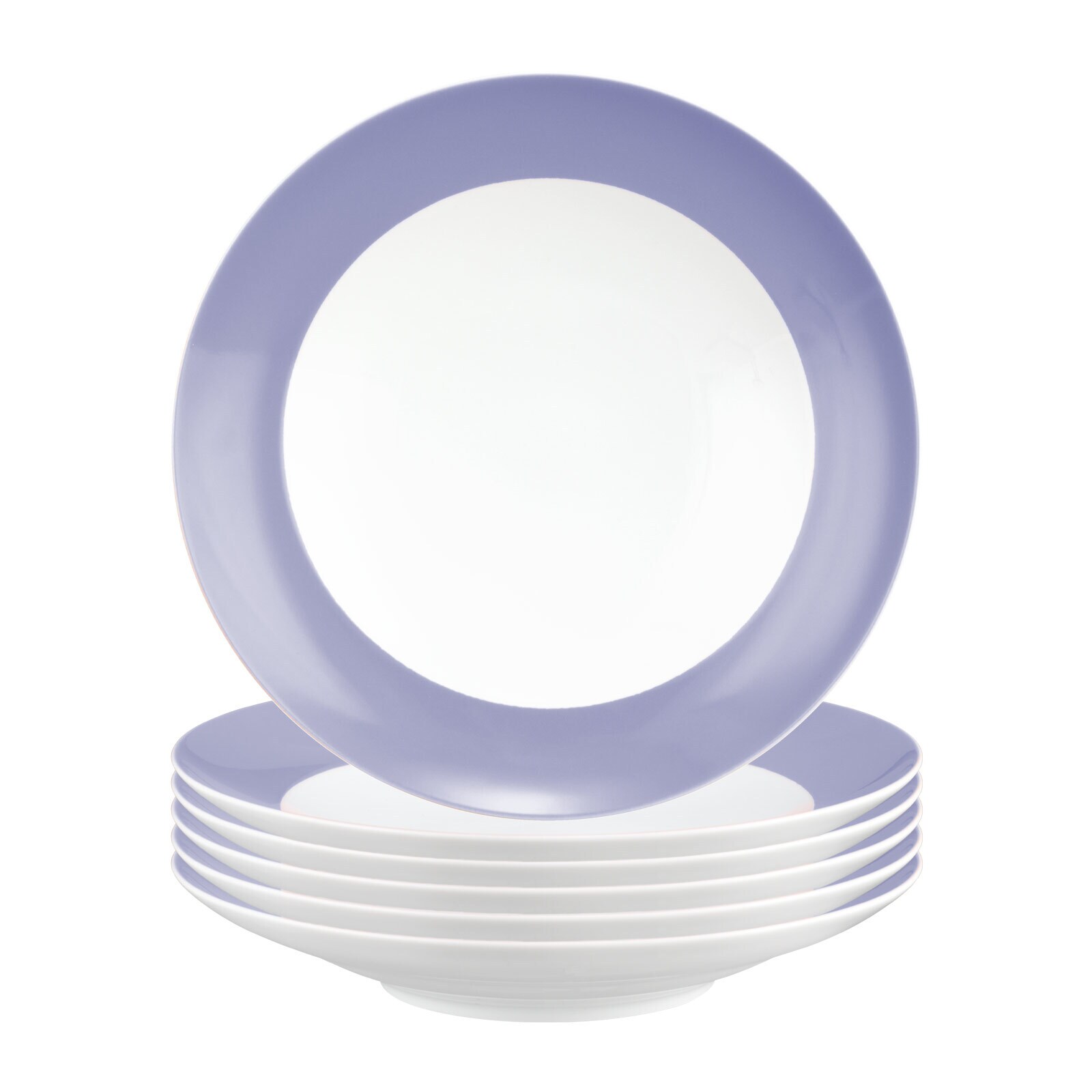Seltmann Weiden Suppenteller Liberty Pure Colors ø 23,5 cm 6er Set
