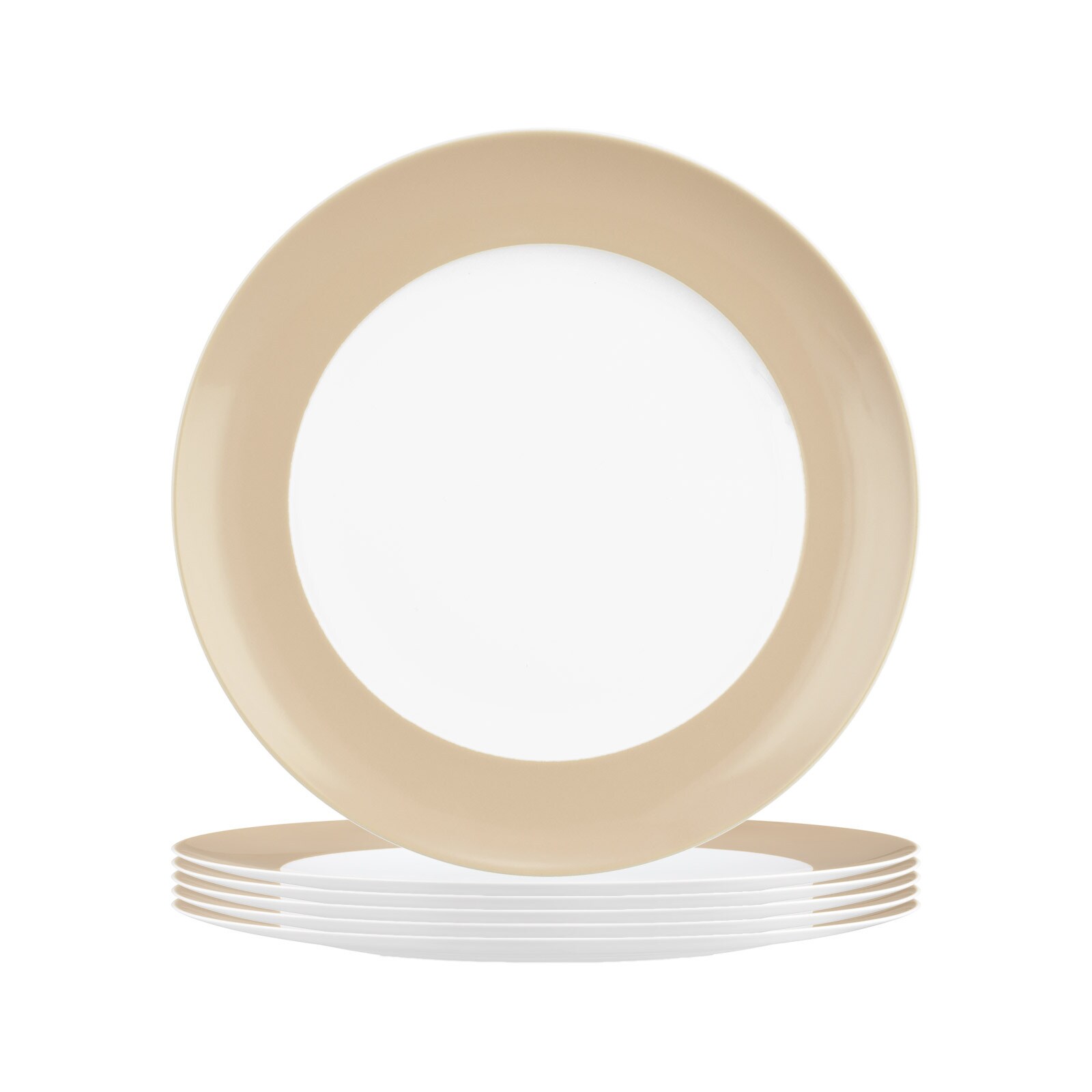 Seltmann Weiden Fr&uuml;hst&uuml;cksteller Liberty Pure Colors &oslash; 22,5 cm 6er Set - Bild 1