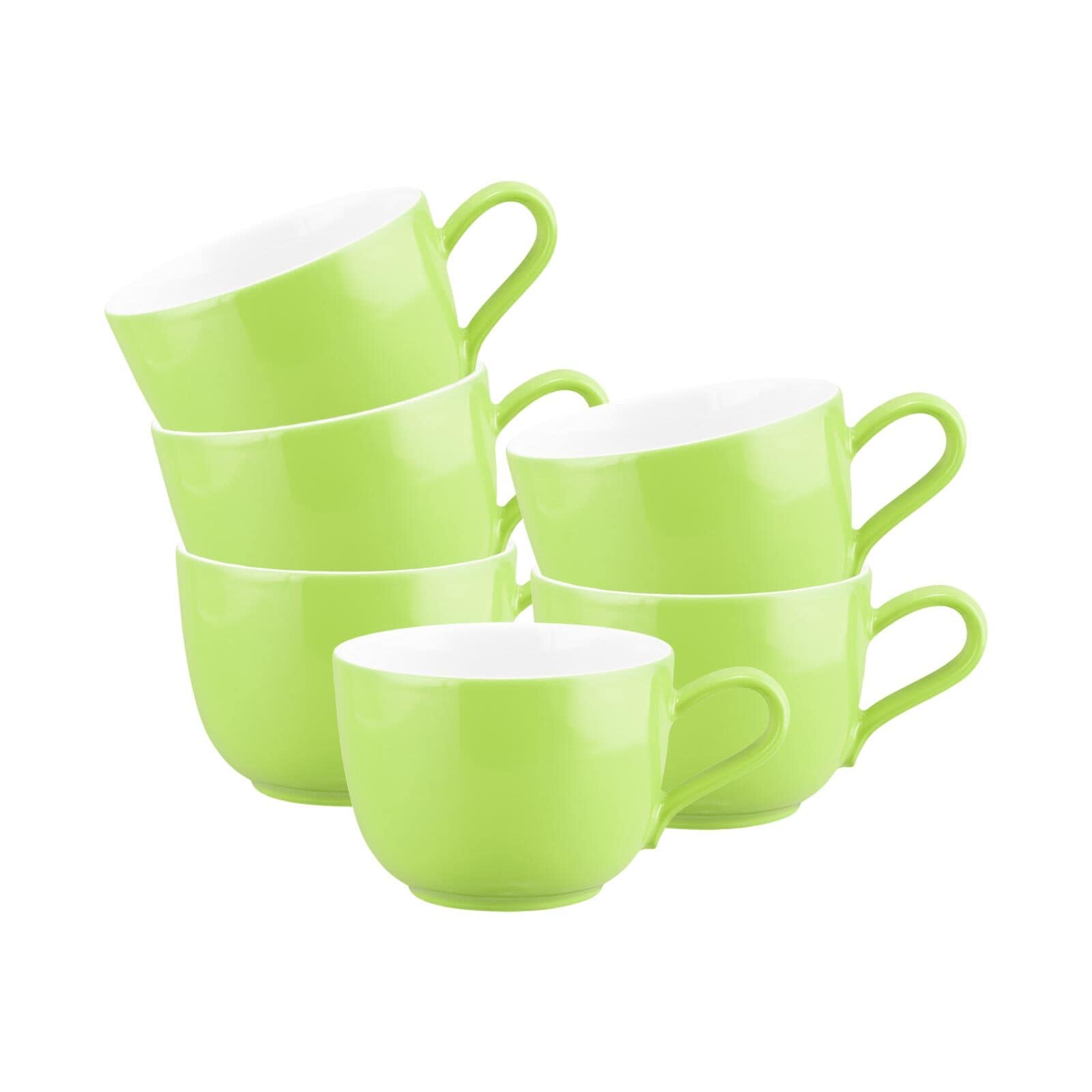 Seltmann Weiden Kaffeetassen Liberty Pure Colors 260 ml 6er Set