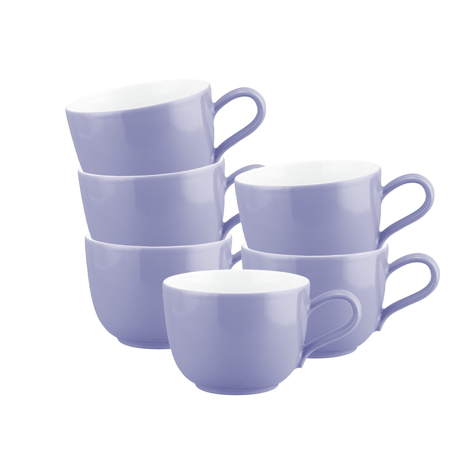Seltmann Weiden Kaffeetassen Liberty Pure Colors 260 ml 6er Set