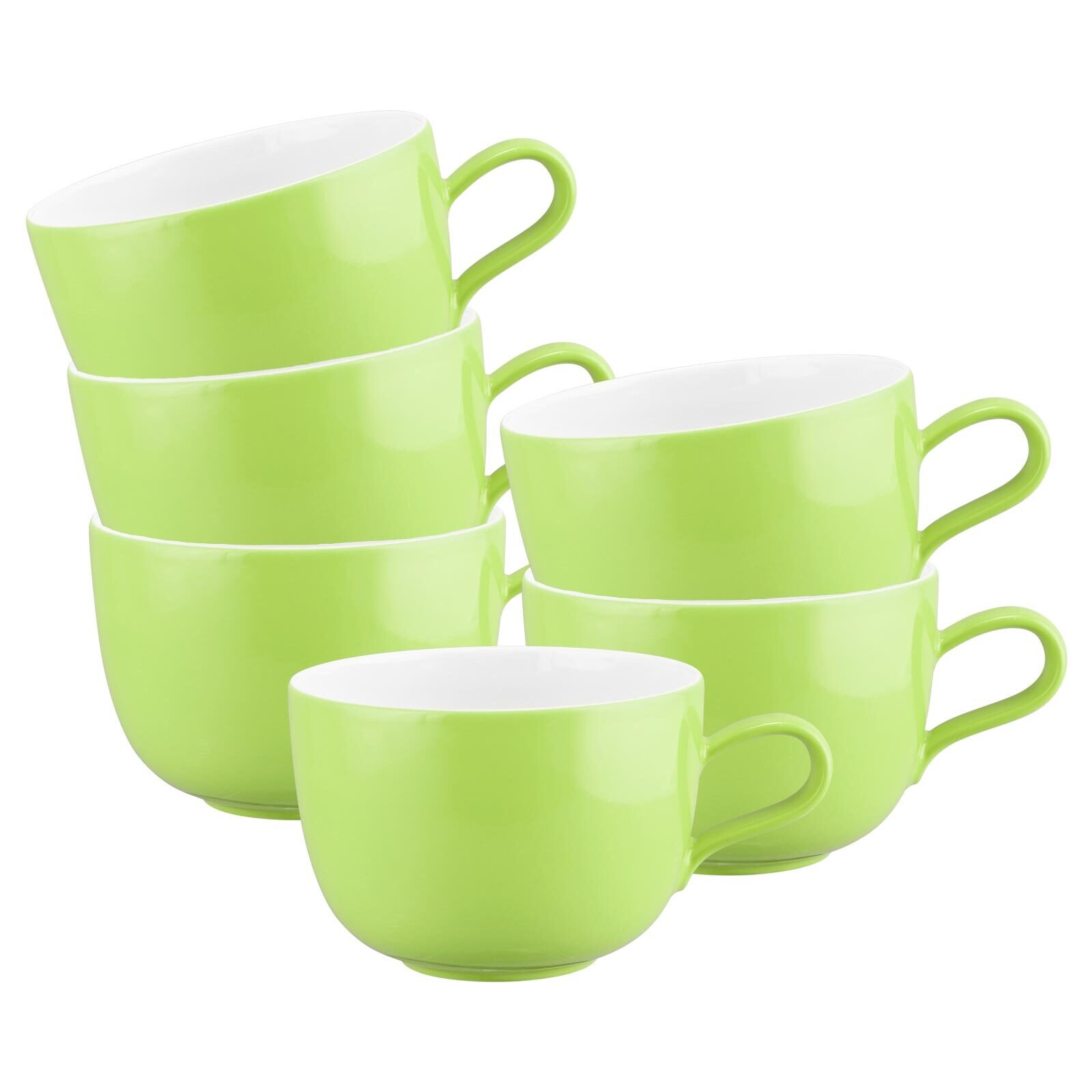 Seltmann Weiden Milchkaffeetassen Liberty Pure Colors 380 ml 6er Set