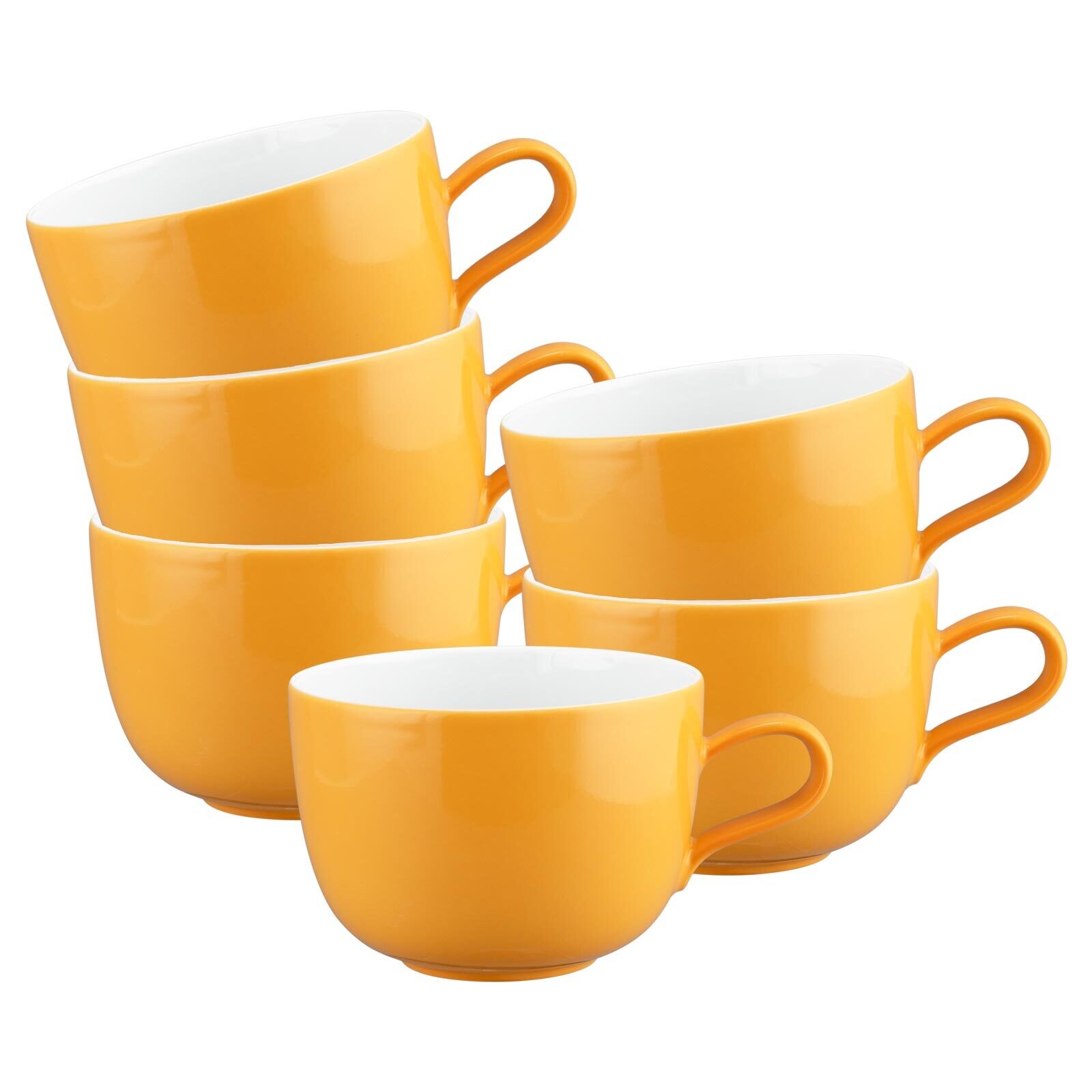 Seltmann Weiden Milchkaffeetassen Liberty Pure Colors 380 ml 6er Set