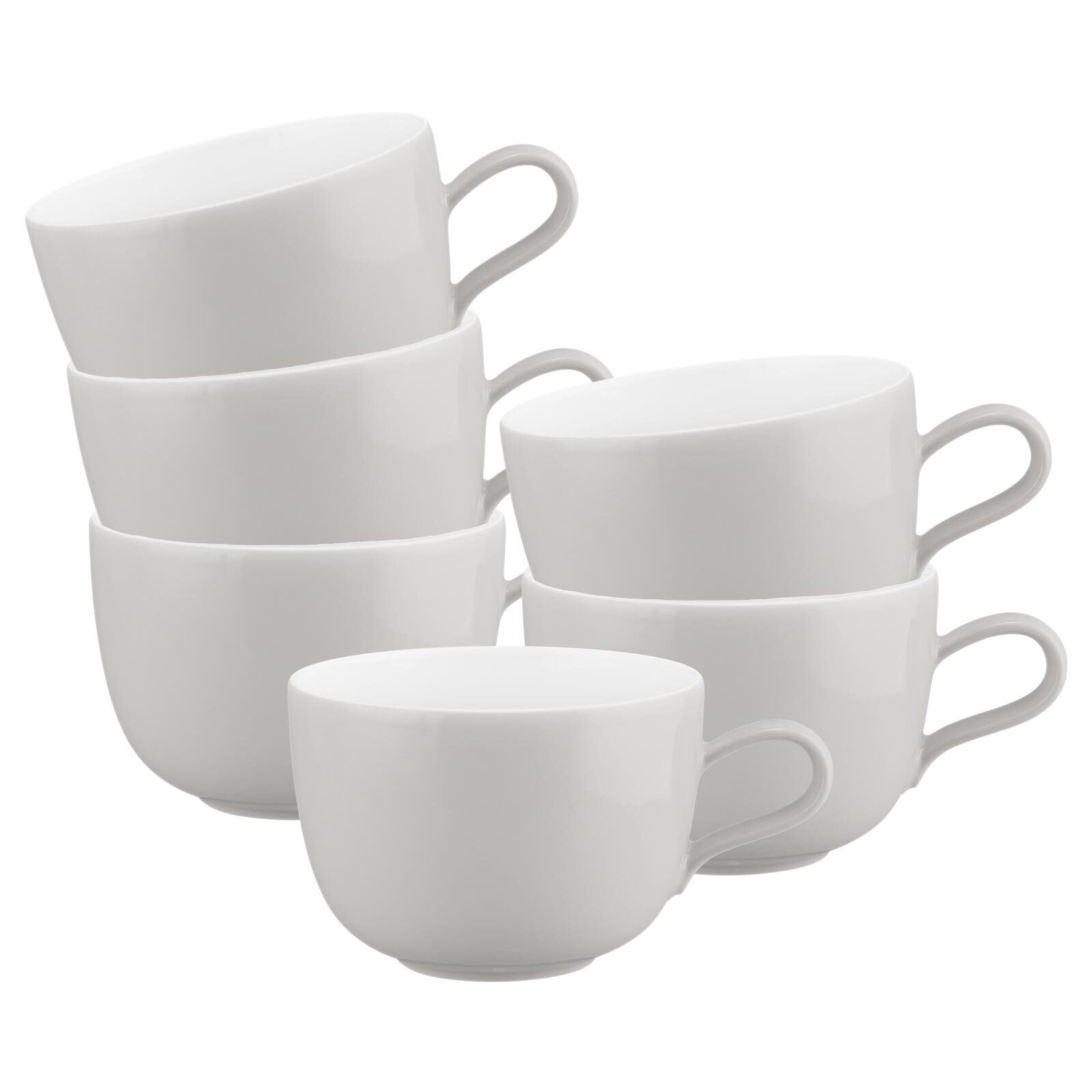 Seltmann Weiden Milchkaffeetassen Liberty Pure Colors 380 ml 6er Set