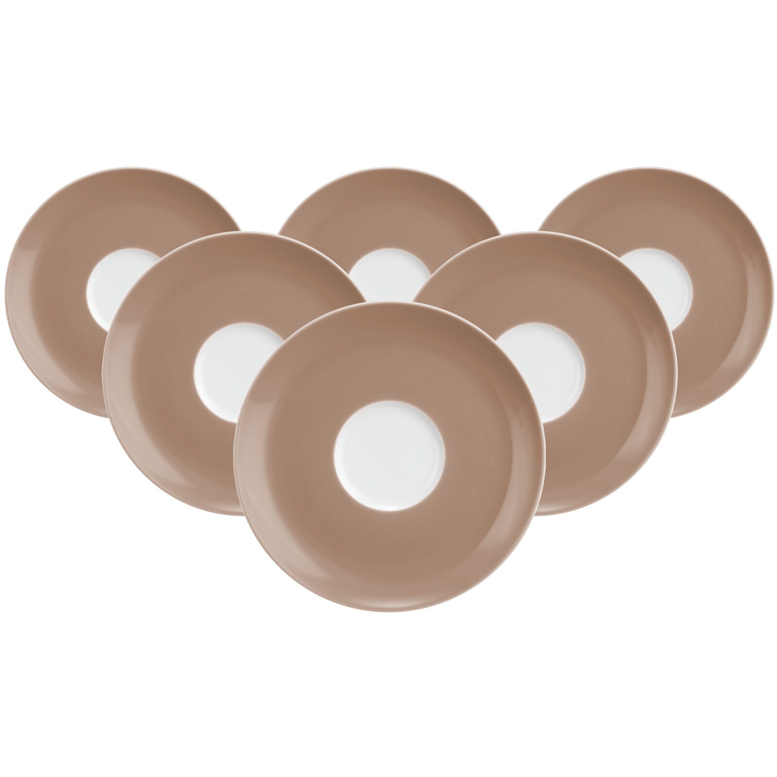 Seltmann Weiden Kombiuntertassen Liberty Pure Colors &oslash; 16 cm 6er Set - Bild 1