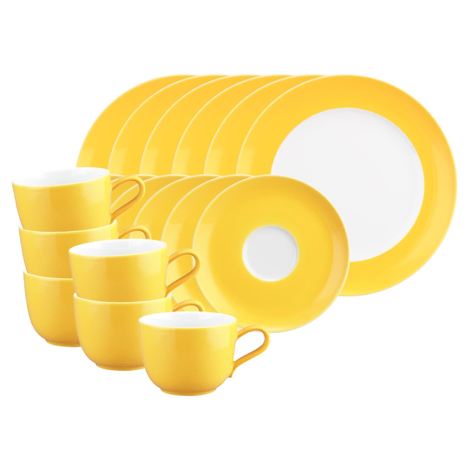 Seltmann Weiden Kaffeeservice Liberty Pure Colors 18-tlg.