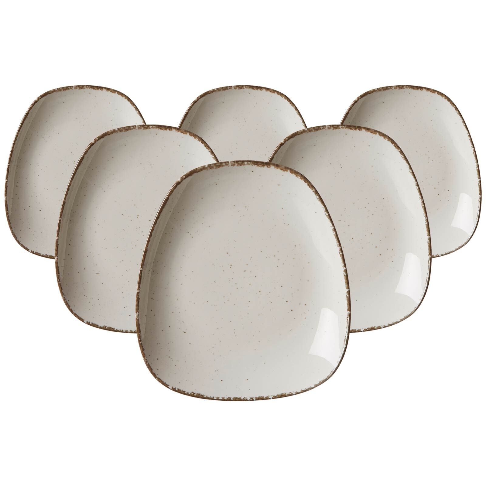 Ritzenhoff & Breker Beilagenteller Casa 19 x 16,5 cm 6er Set