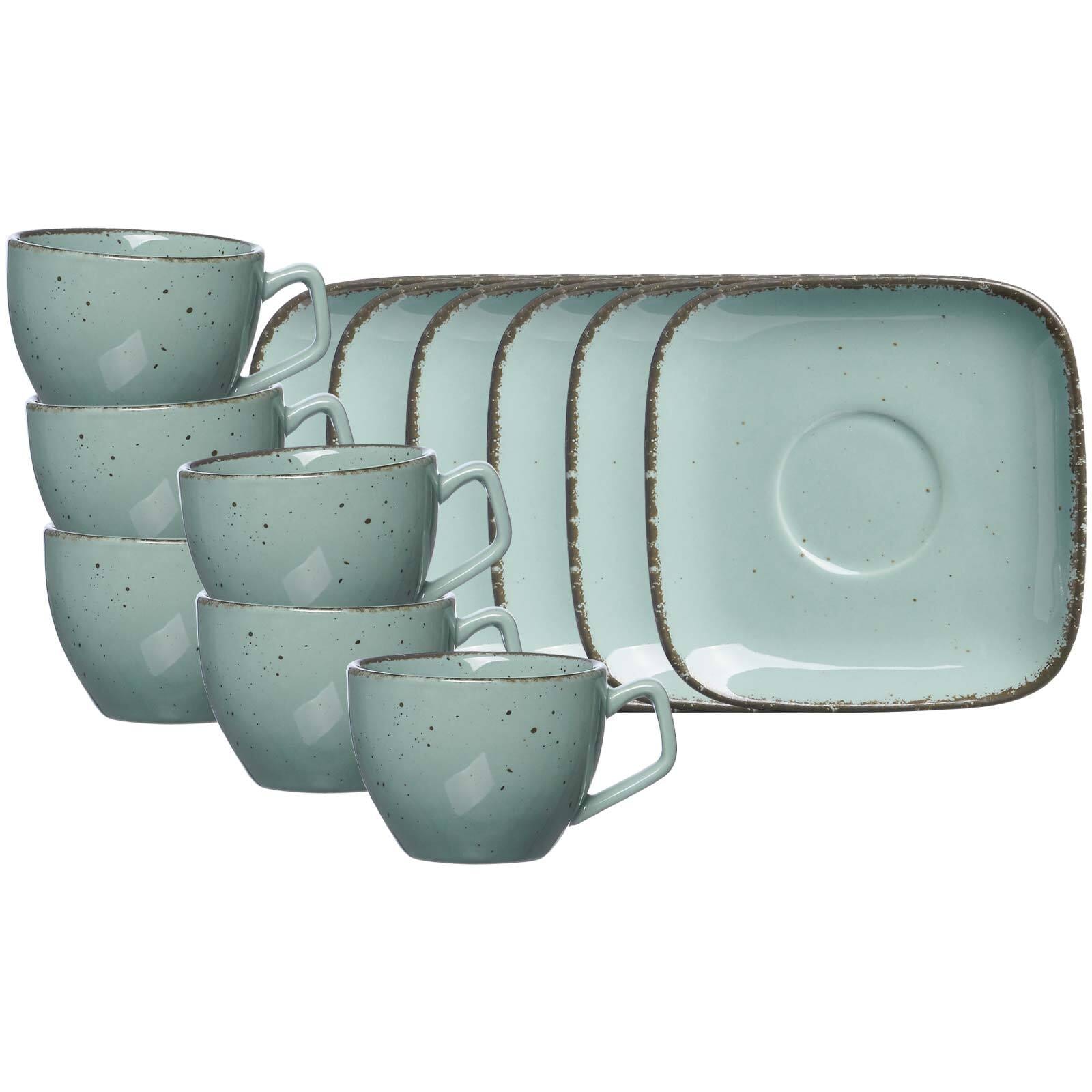 Ritzenhoff & Breker Espressotassen mit Untertassen Casa 80 ml 6er Set - Bild 1