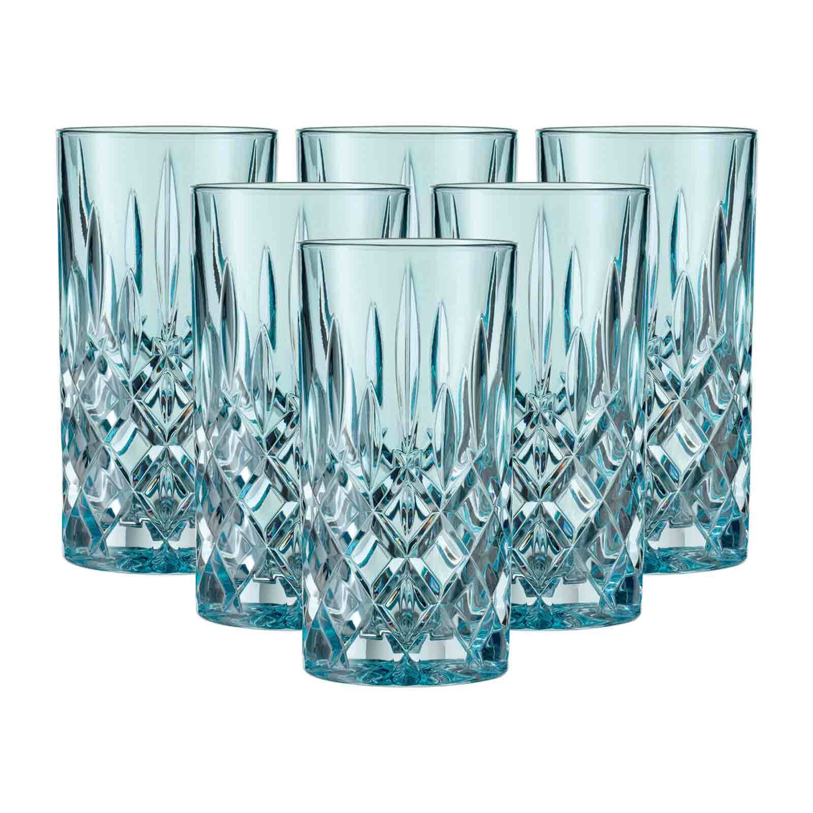Nachtmann Longdrinkgl&auml;ser Noblesse Colors 395 ml 6er Set - Bild 1
