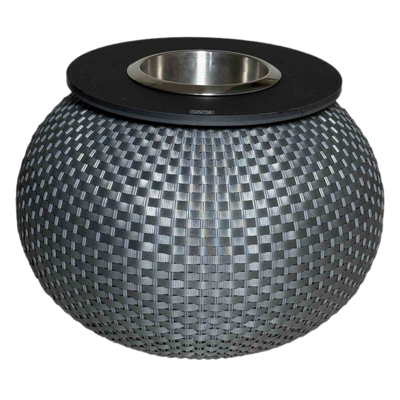 COOTAB COOLER TABLE 3-in-1 Loungetisch mit Edelstahl-K&uuml;hler Milano 40 cm - Bild 1