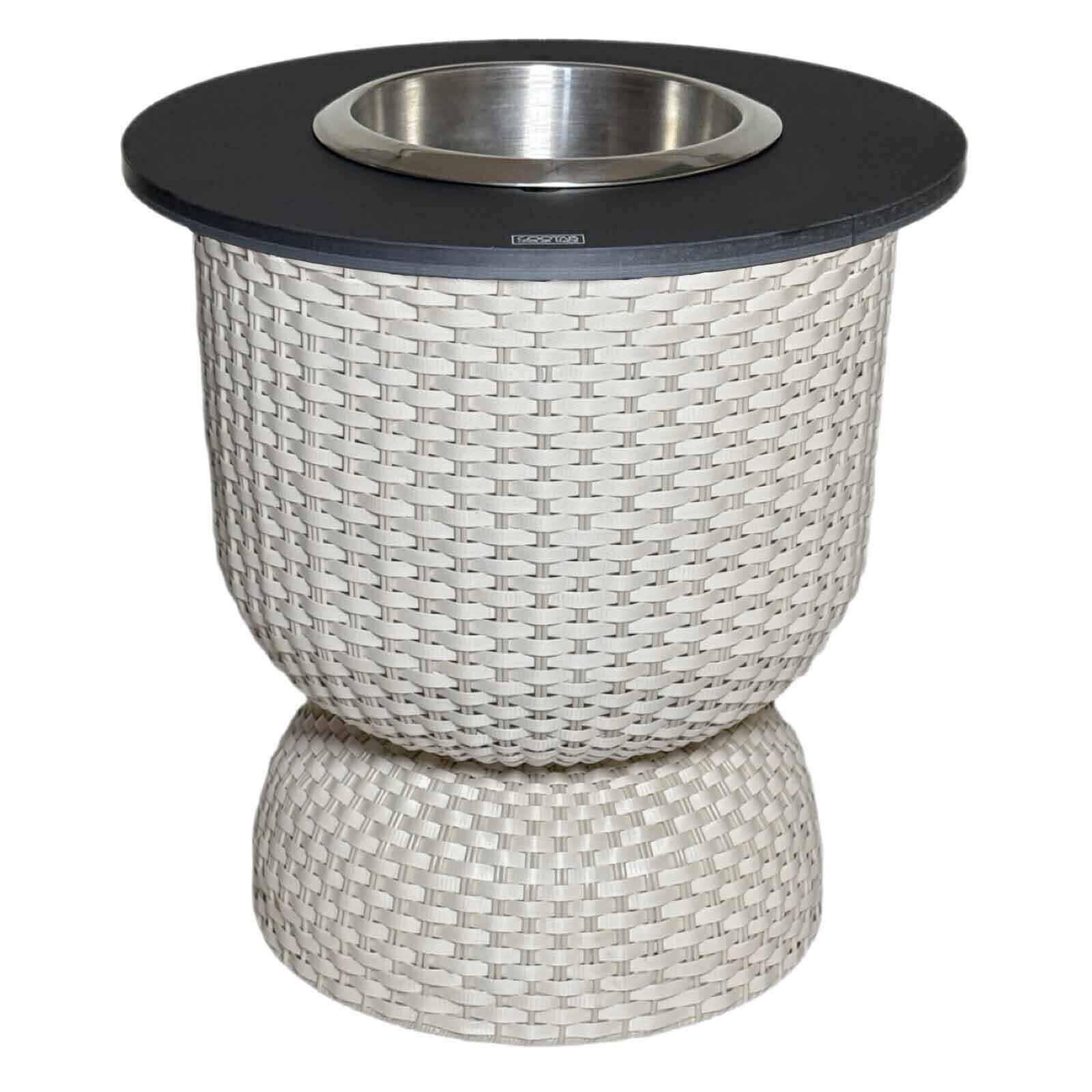 COOTAB COOLER TABLE Beistelltisch mit Edelstahl-Kühler Paris 43 cm | 04262517042140