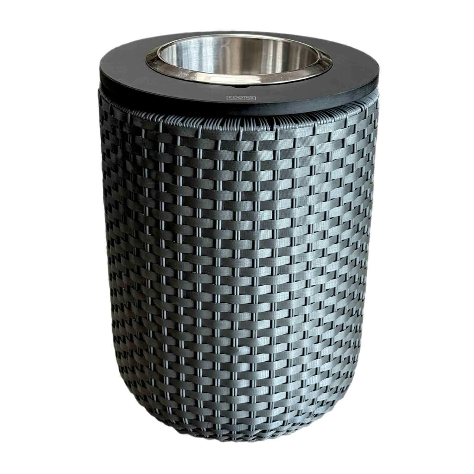 COOTAB COOLER TABLE 4-in-1 Loungetisch mit Edelstahl-K&uuml;hler London 50 cm - Bild 1