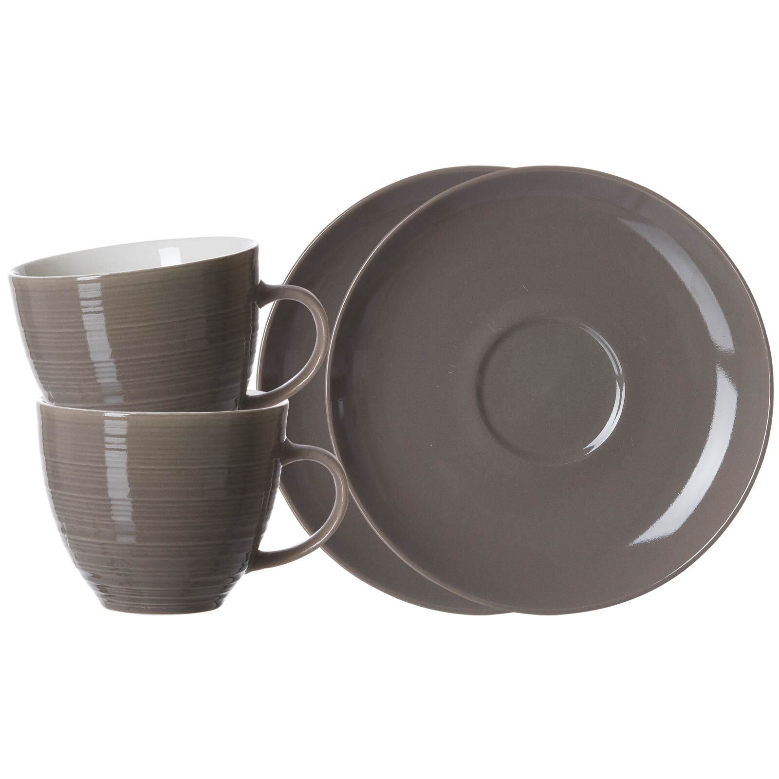 Ritzenhoff & Breker Kaffeetassen mit Untertassen Suomi 260 ml 2er Set - Bild 1