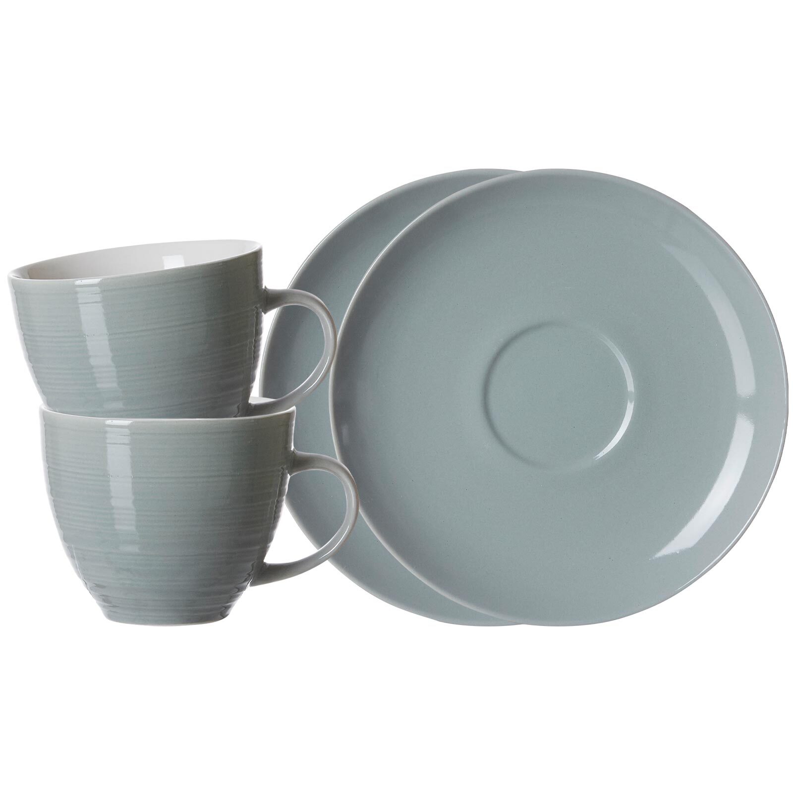 Ritzenhoff & Breker Kaffeetassen mit Untertassen Suomi 260 ml 2er Set - Bild 1