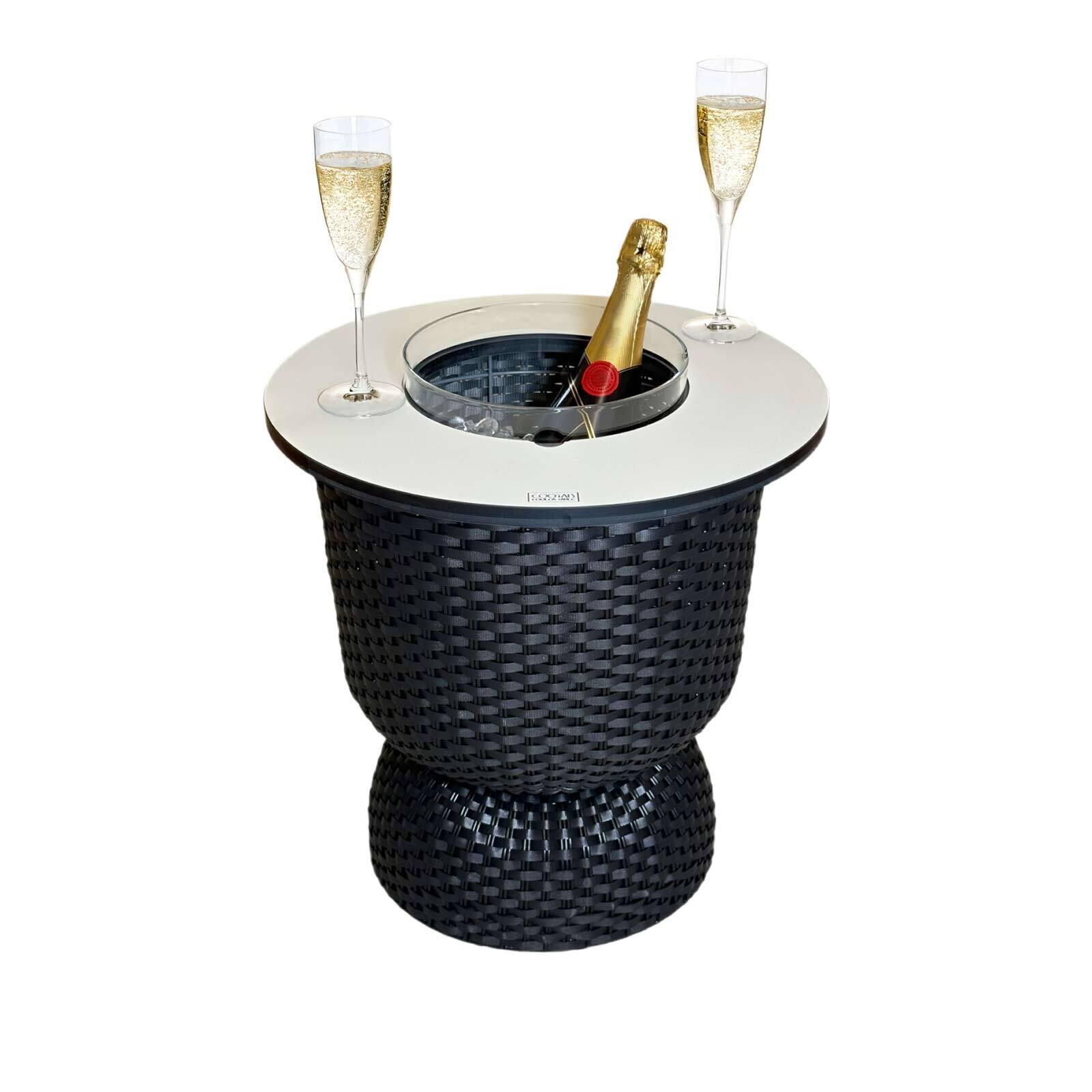 COOTAB COOLER TABLE Beistelltisch mit Acryl-Kühler Paris 43 cm | 04262517042614