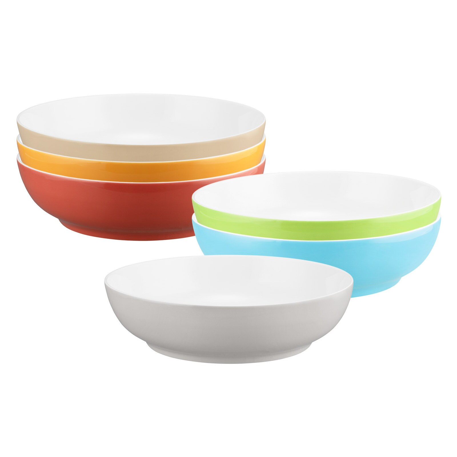 Seltmann Weiden Foodbowls Liberty Pure Colors &oslash; 25 cm 6er Set - Bild 1