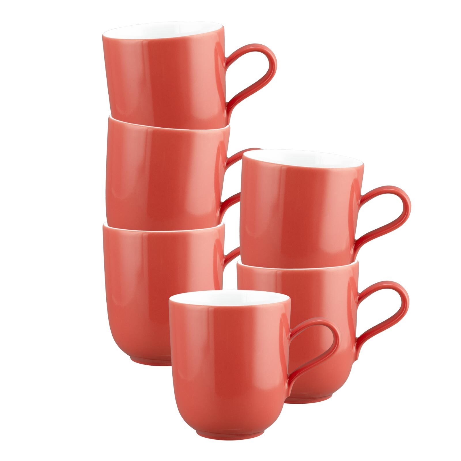 Seltmann Weiden Henkelbecher Liberty Pure Colors 400 ml 6er Set - Bild 1