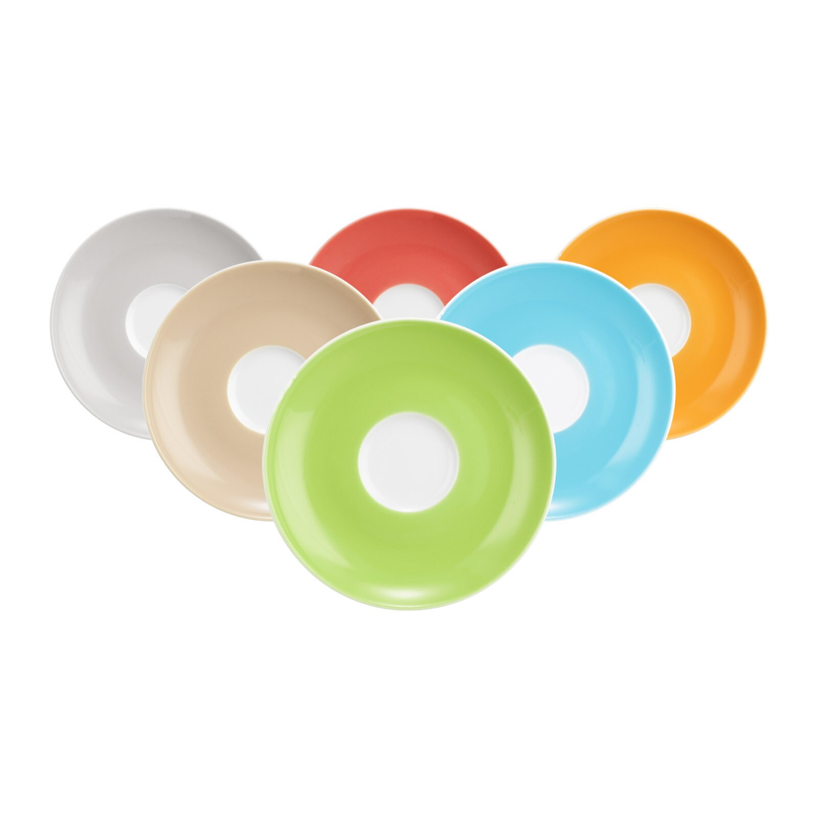 Seltmann Weiden Espressountertassen Liberty Pure Colors ø 12 cm 6er Set