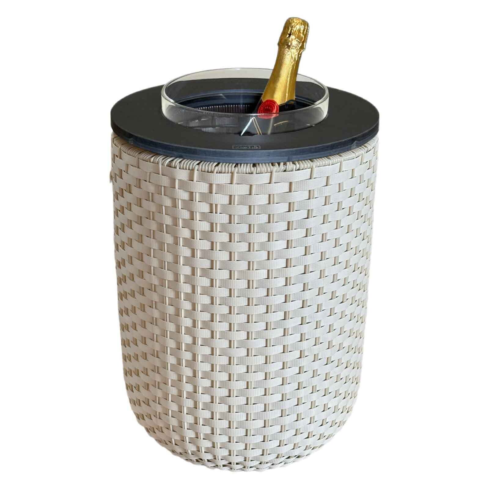 COOTAB COOLER TABLE 4-in-1 Loungetisch mit Acryl-Kühler London 50 cm