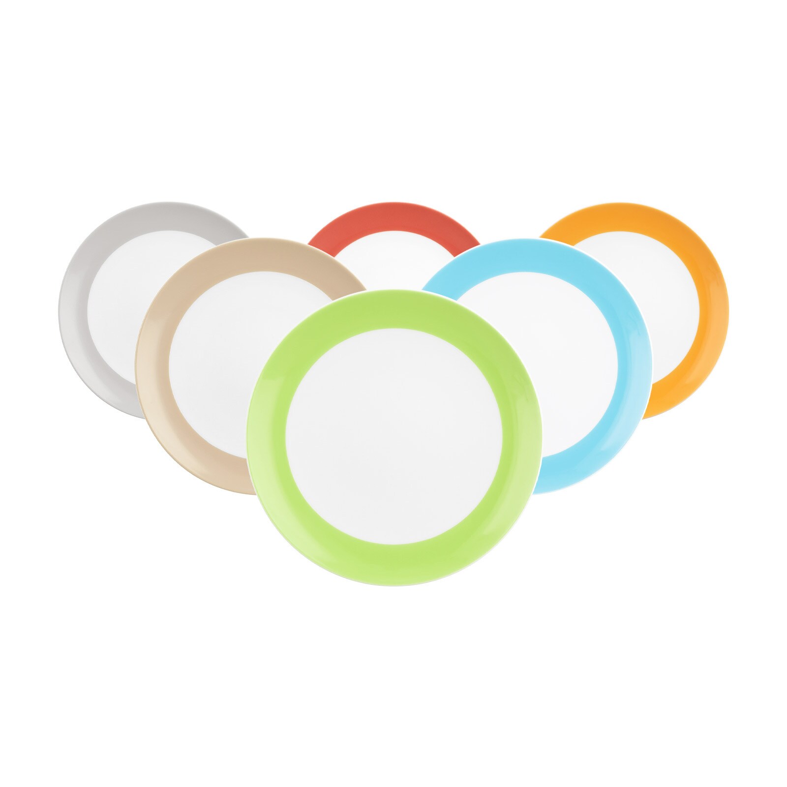 Seltmann Weiden Brotteller Liberty Pure Colors &oslash; 17,5 cm 6er Set - Bild 1