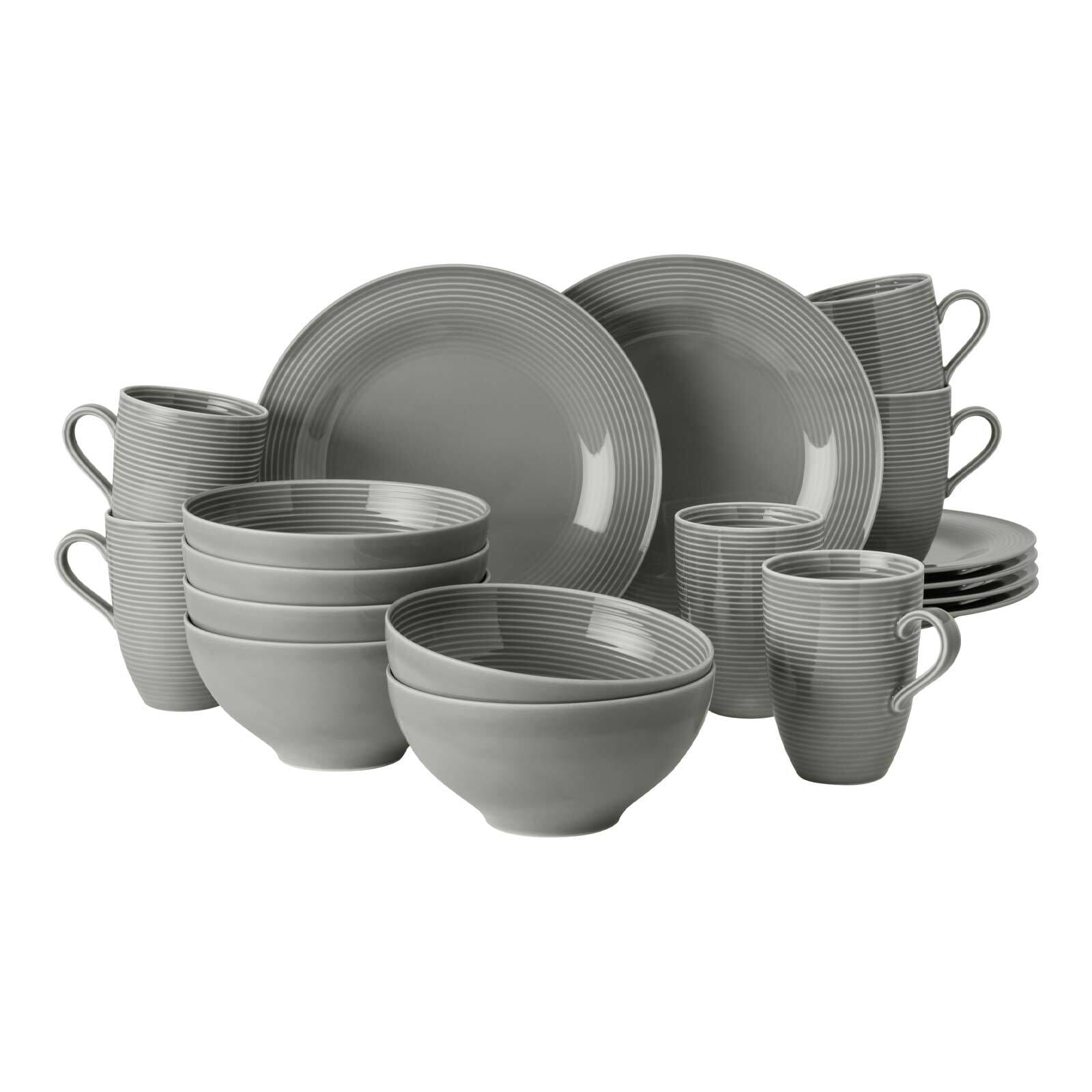 Seltmann Weiden Frühstücks-Set Beat Color Glaze 18-tlg.