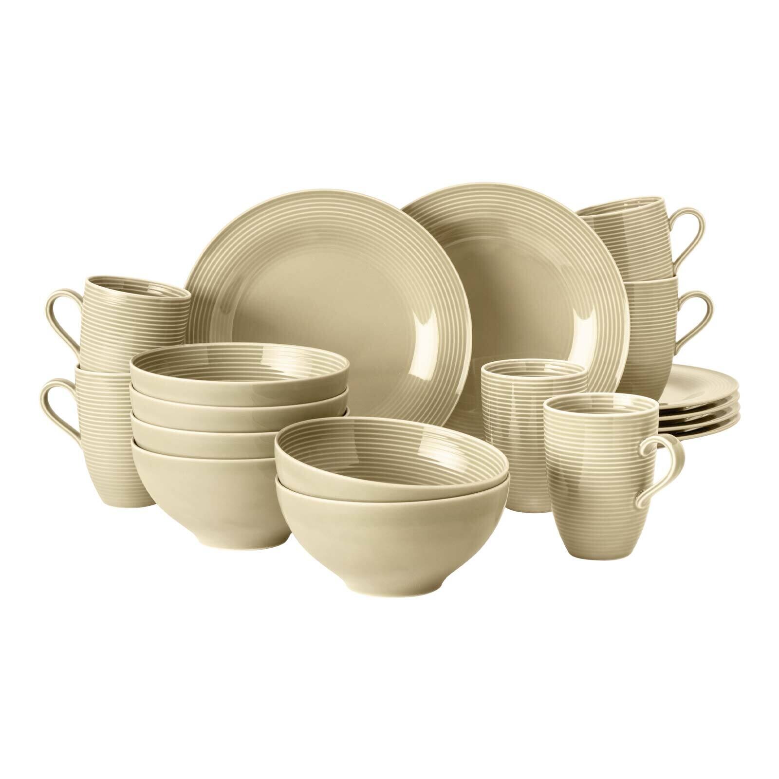 Seltmann Weiden Frühstücks-Set Beat Color Glaze 18-tlg.