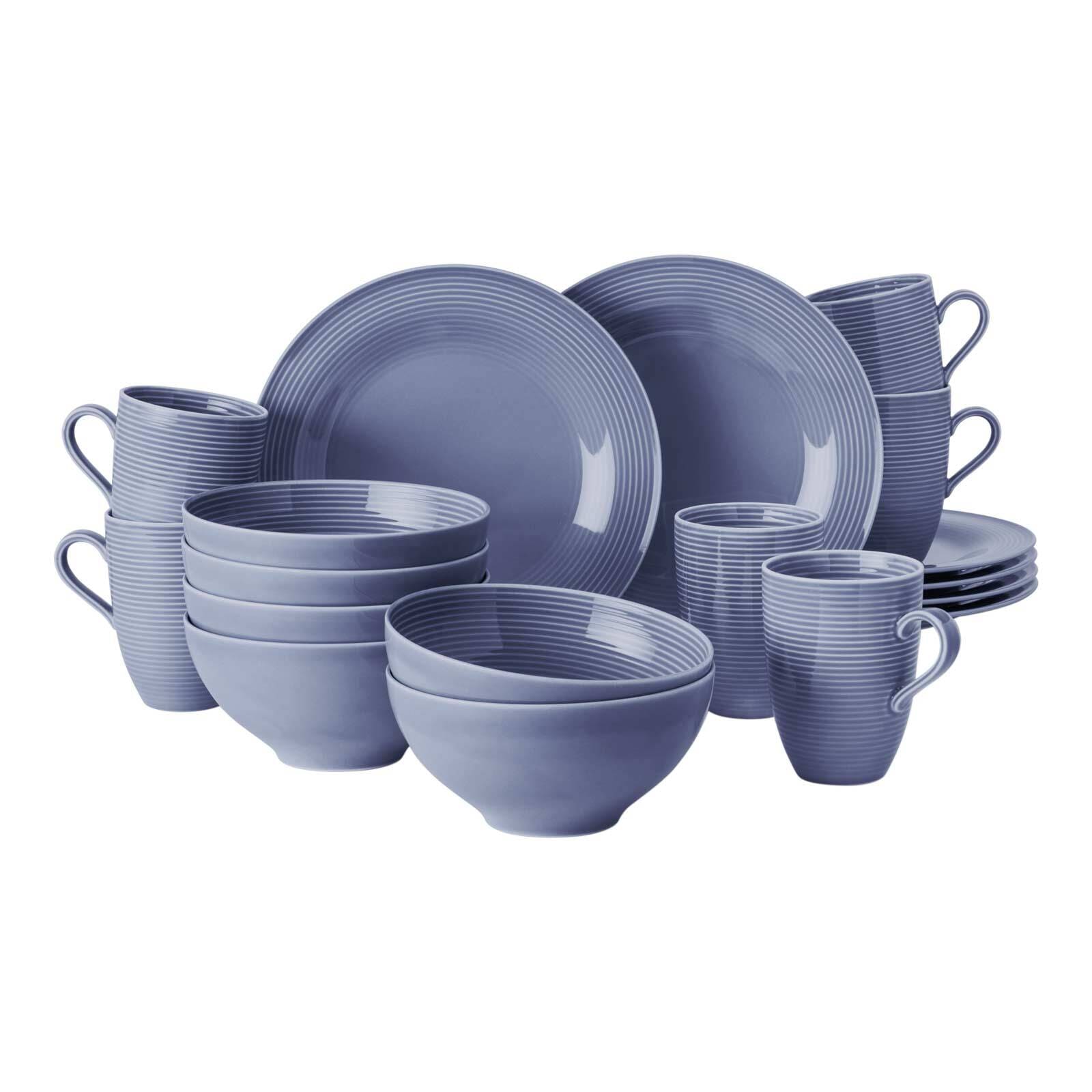 Seltmann Weiden Frühstücks-Set Beat Color Glaze 18-tlg.