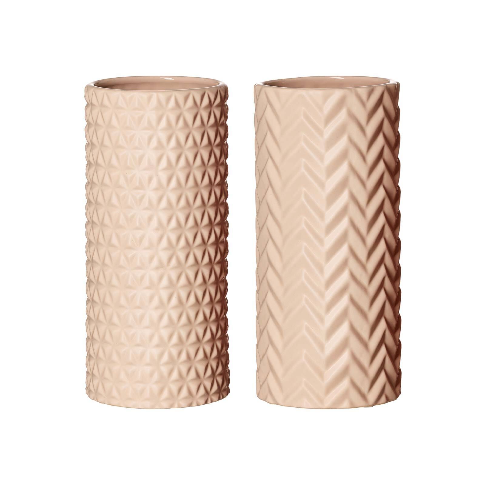 Ritzenhoff & Breker Vasen Raute & Zick Zack 25 cm 2er Set - Bild 1