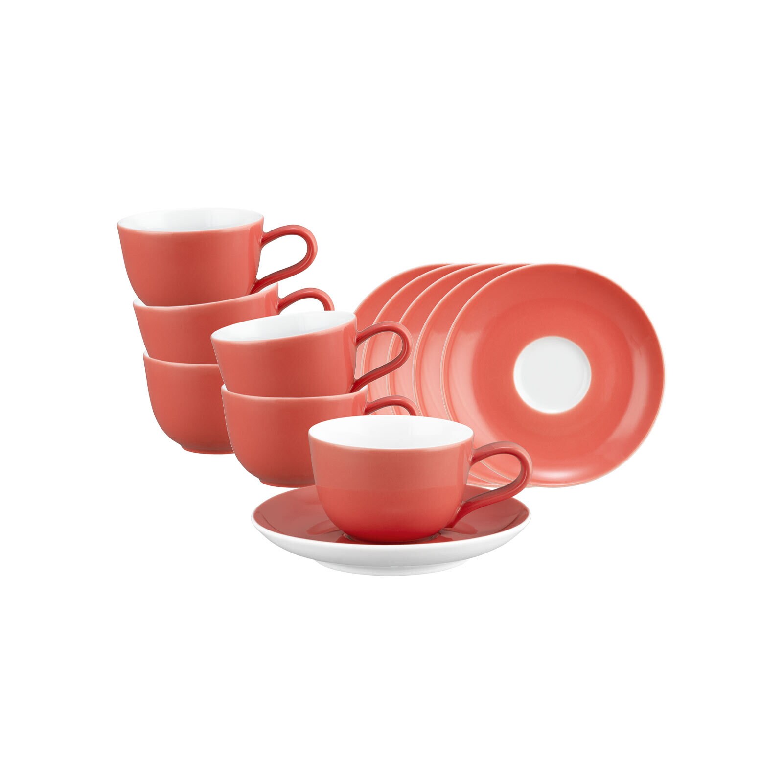 Seltmann Weiden Espressotasse mit Untertasse Liberty Pure Colors 90 ml 6er Set