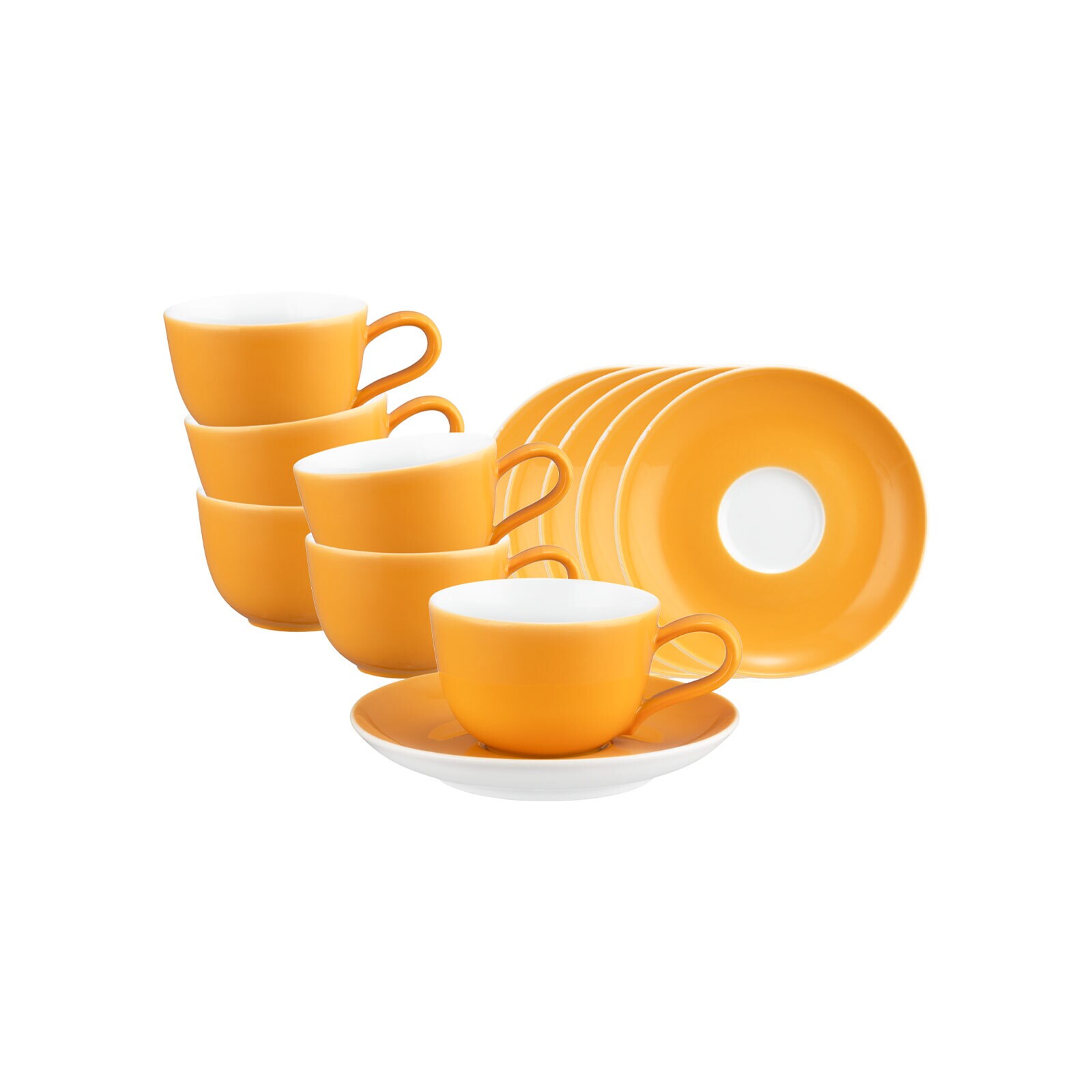 Seltmann Weiden Espressotasse mit Untertasse Liberty Pure Colors 90 ml 6er Set