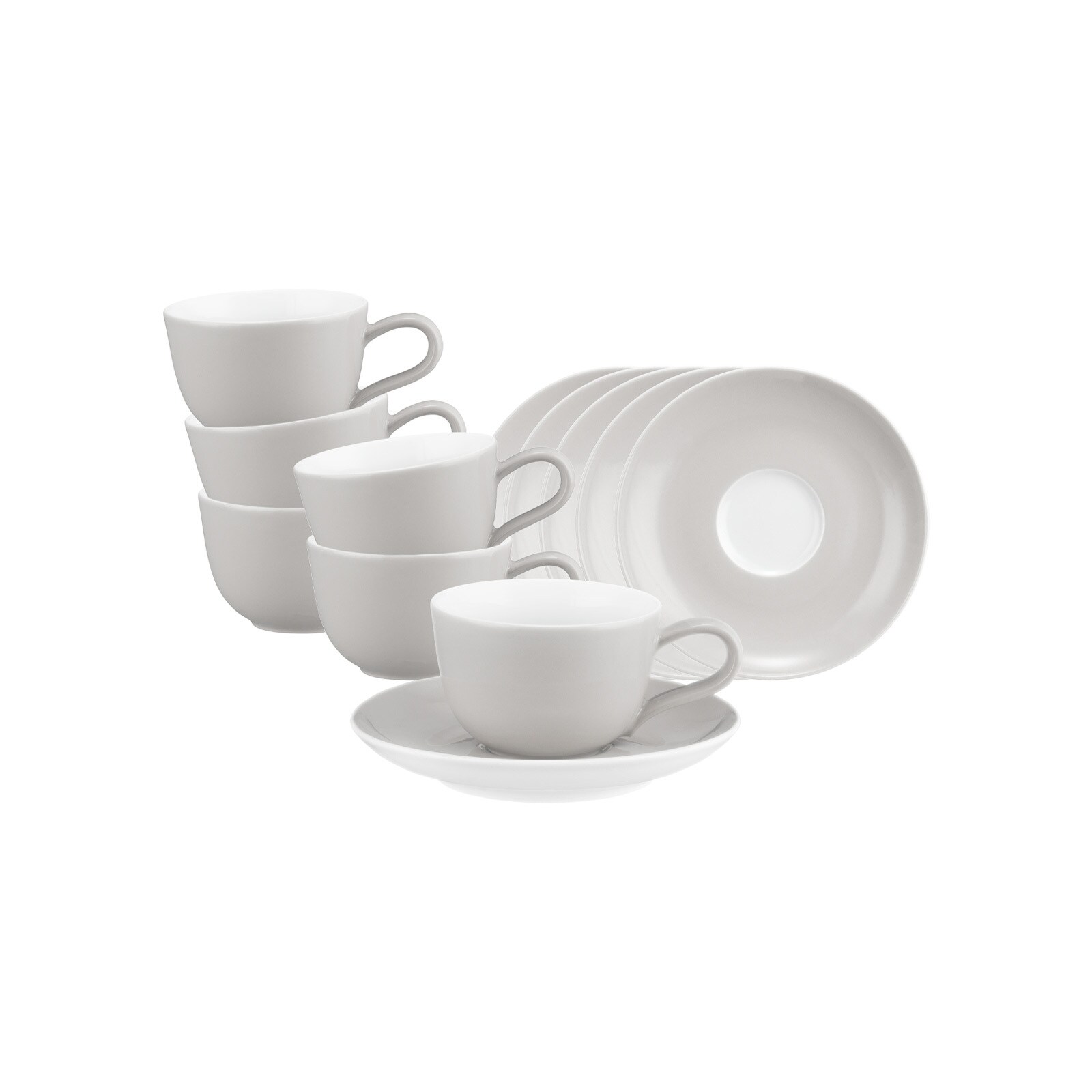 Seltmann Weiden Espressotasse mit Untertasse Liberty Pure Colors 90 ml 6er Set