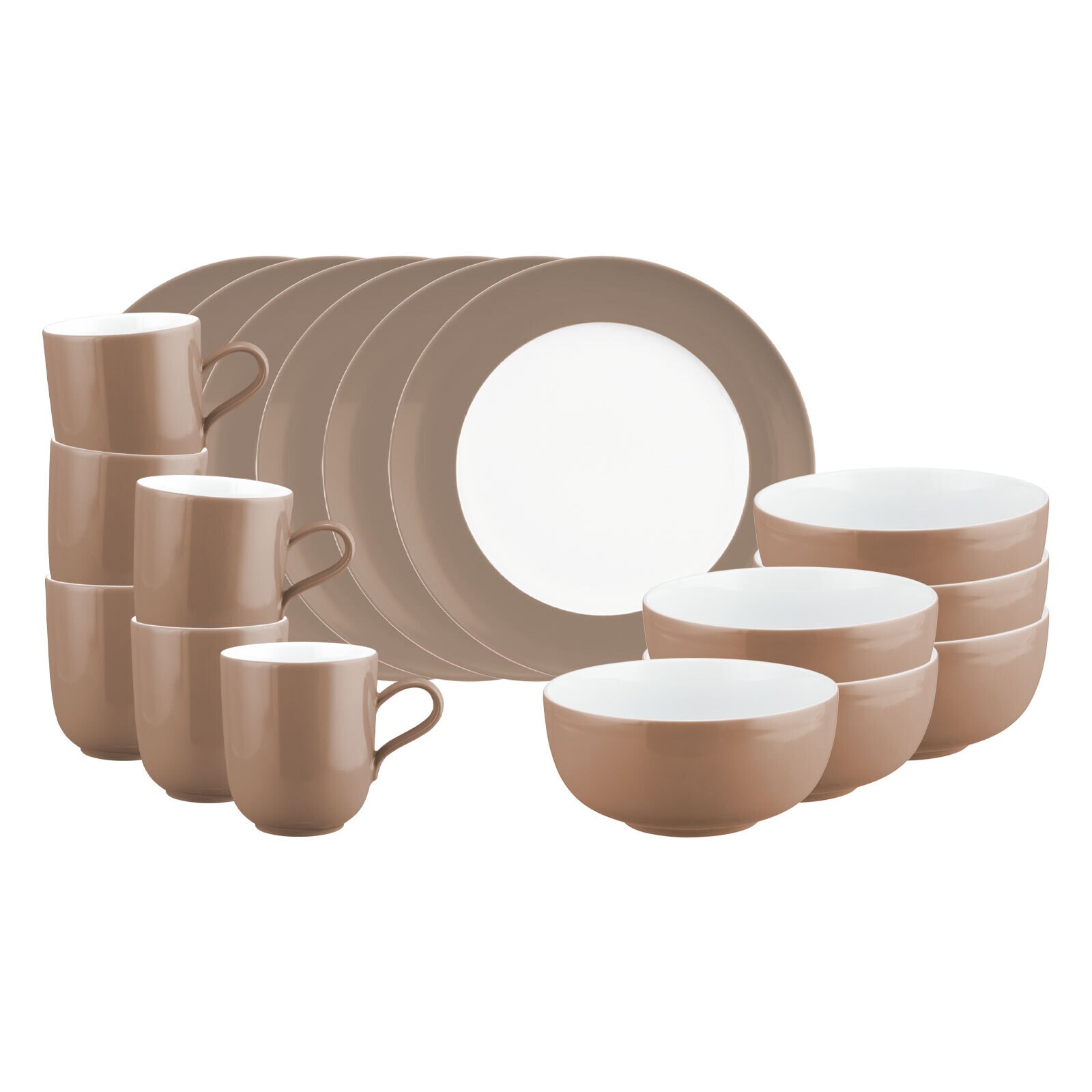 Seltmann Weiden Frühstücks-Set Liberty Pure Colors 18-tlg.