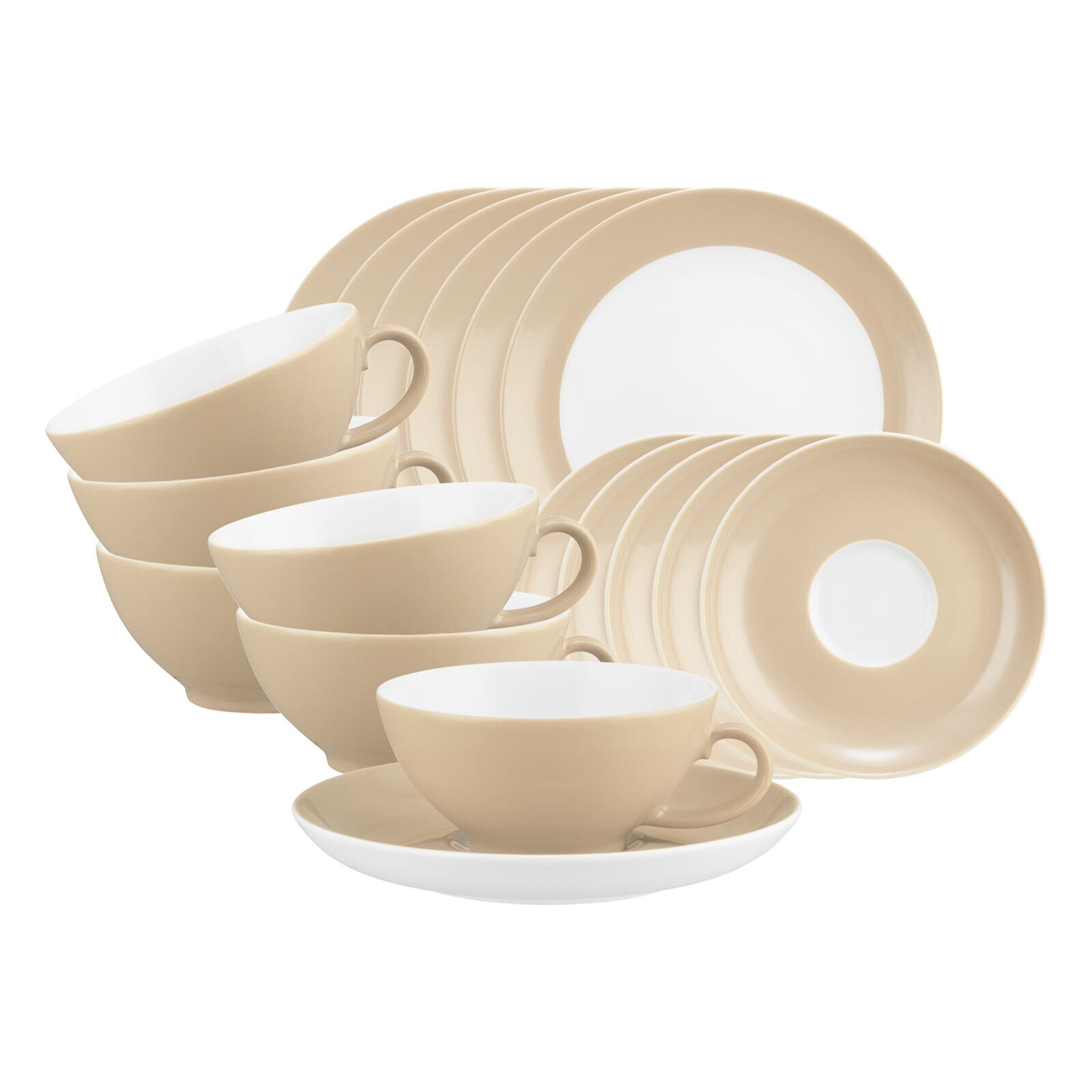 Seltmann Weiden Teeservice Liberty Pure Colors 18-tlg.