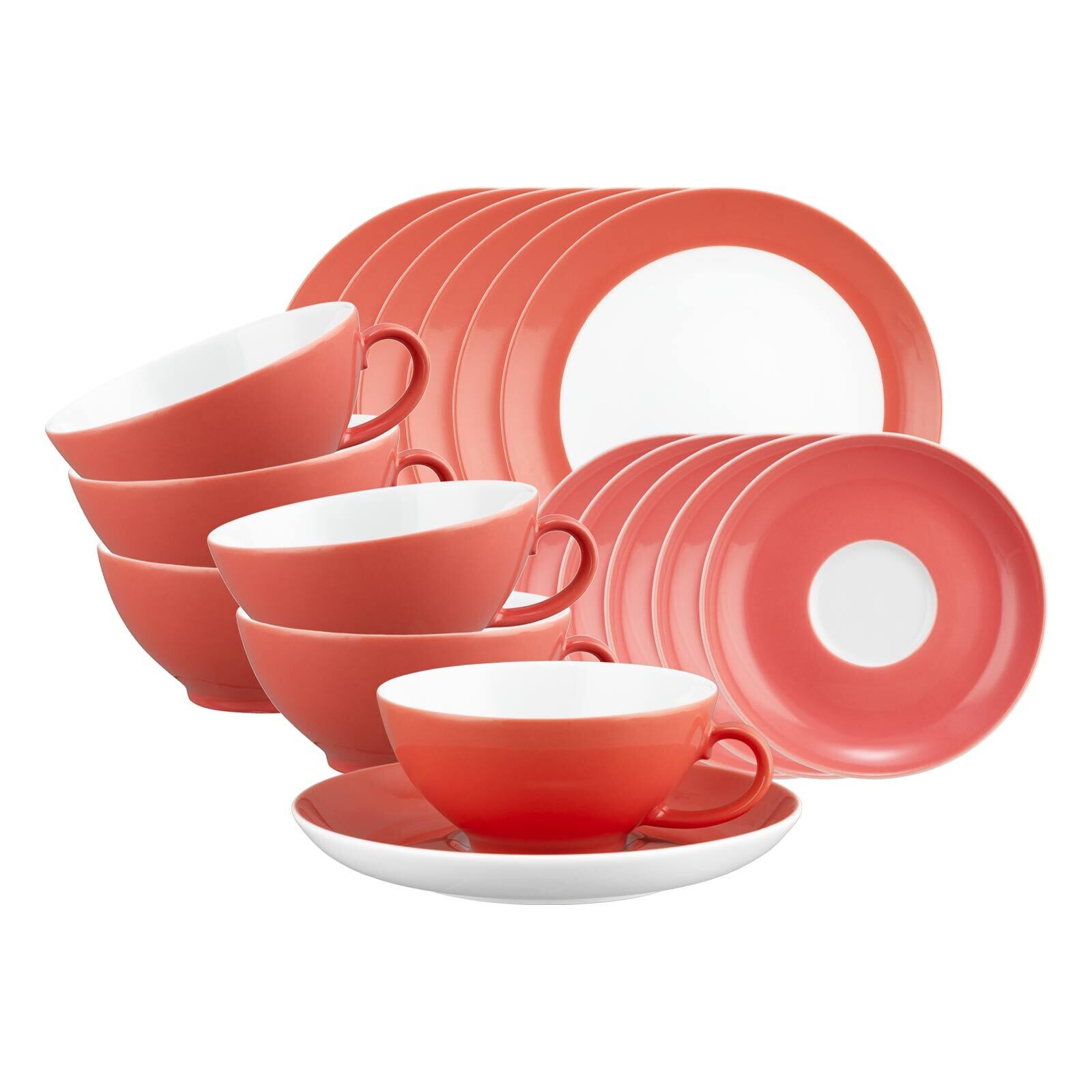 Seltmann Weiden Teeservice Liberty Pure Colors 18-tlg.