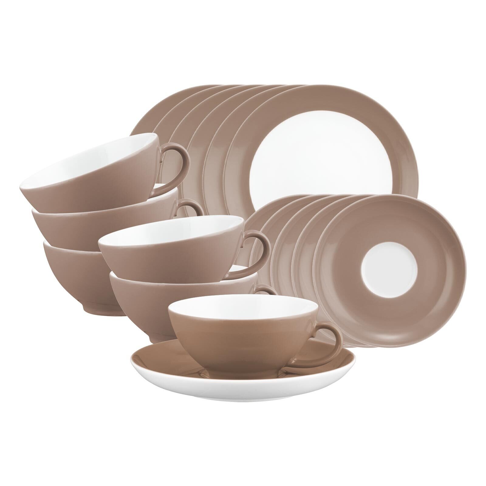 Seltmann Weiden Teeservice Liberty Pure Colors 18-tlg.