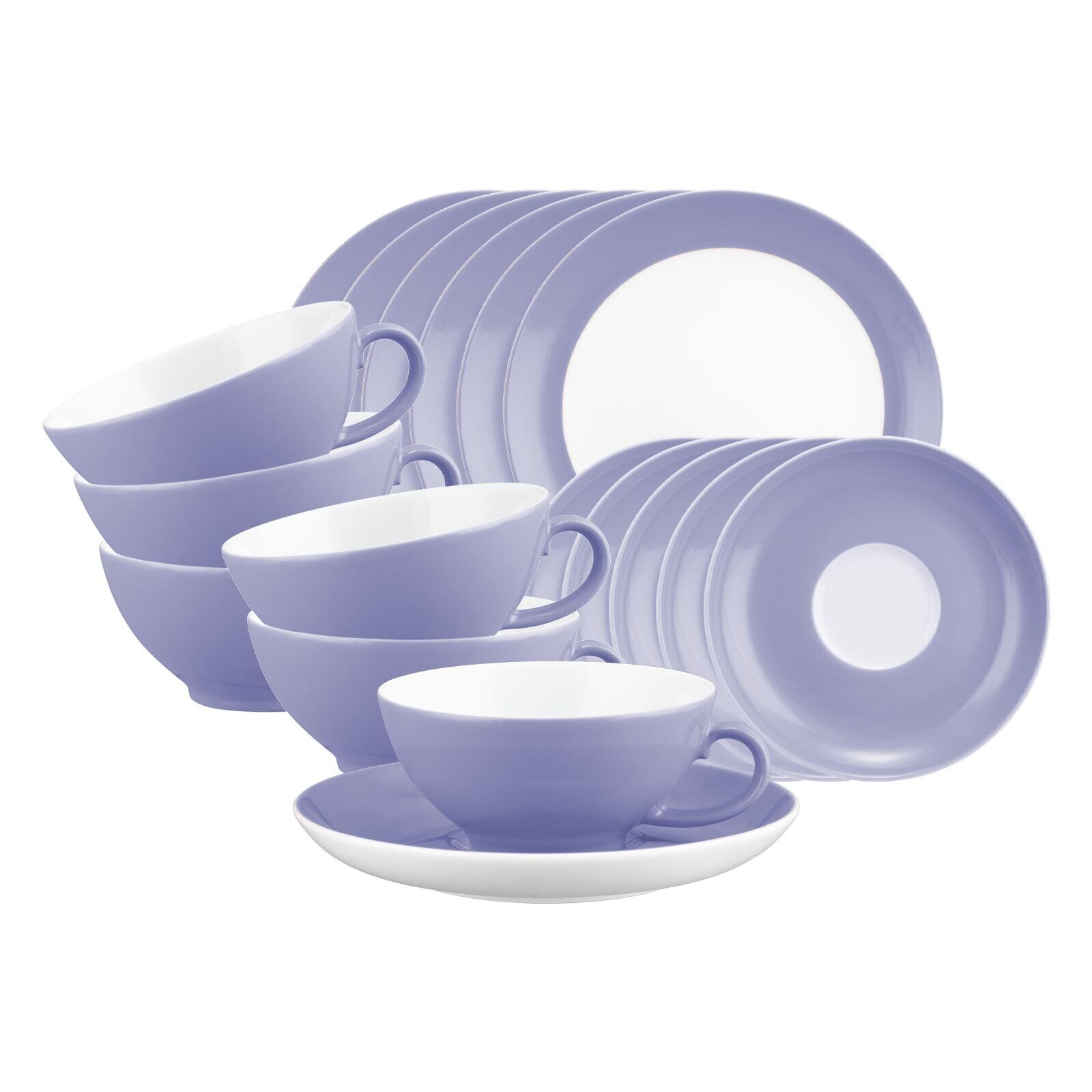 Seltmann Weiden Teeservice Liberty Pure Colors 18er Set
